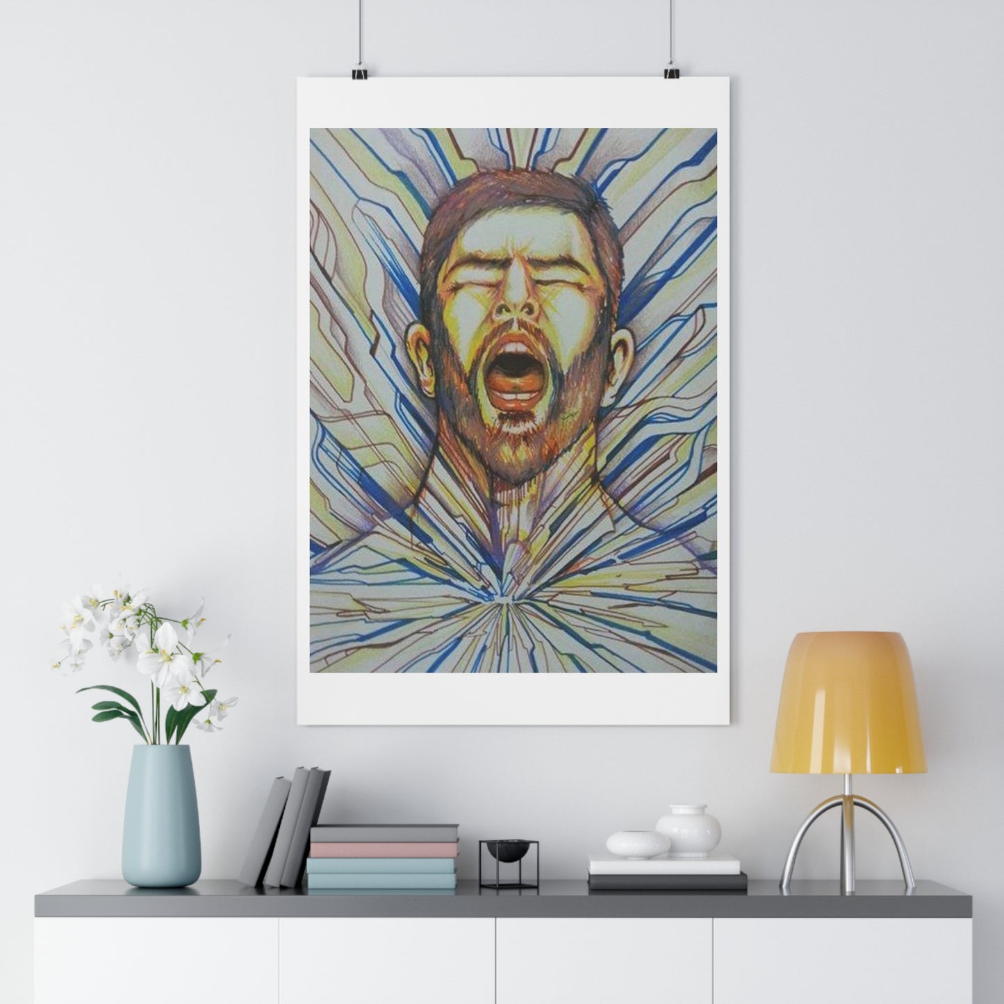 "Burst”- Giclée Art Print by artist David Hilborn