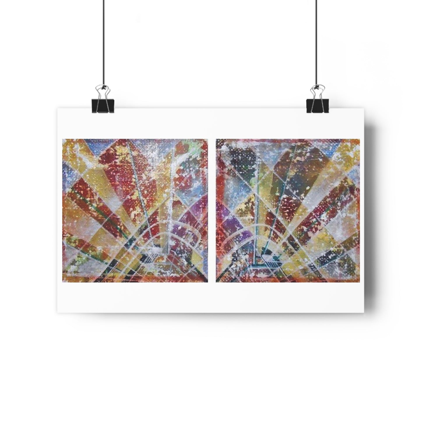 "Roller Rink”- Giclée Art Print by artist David Hilborn