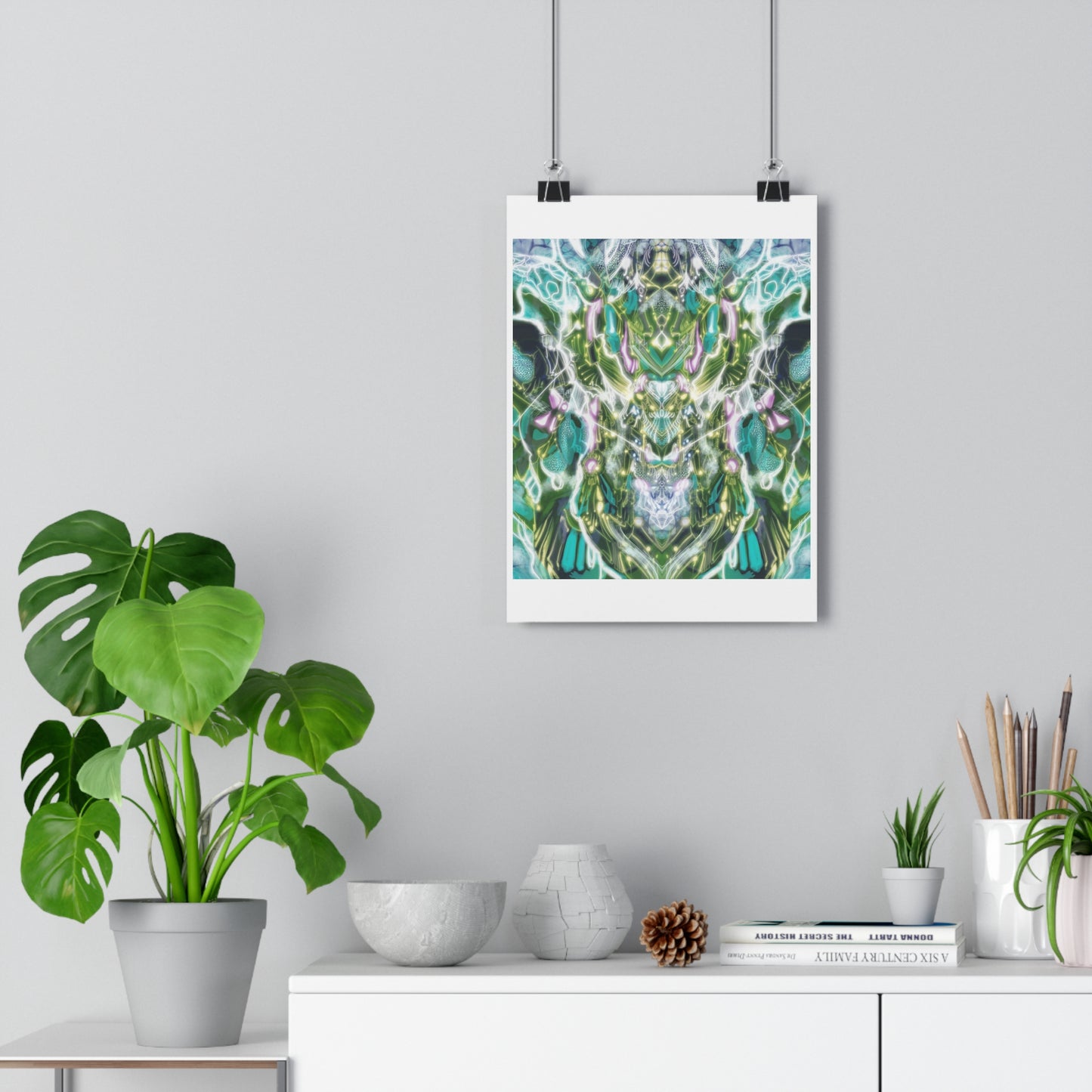 "Green Dragon”- Giclée Art Print by artist David Hilborn