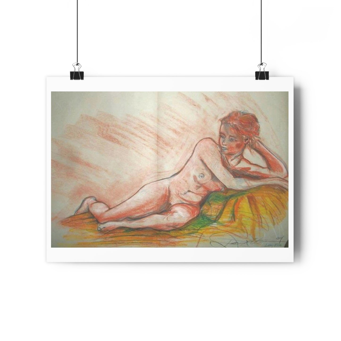 "Nude Study”- Giclée Art Print by artist David Hilborn