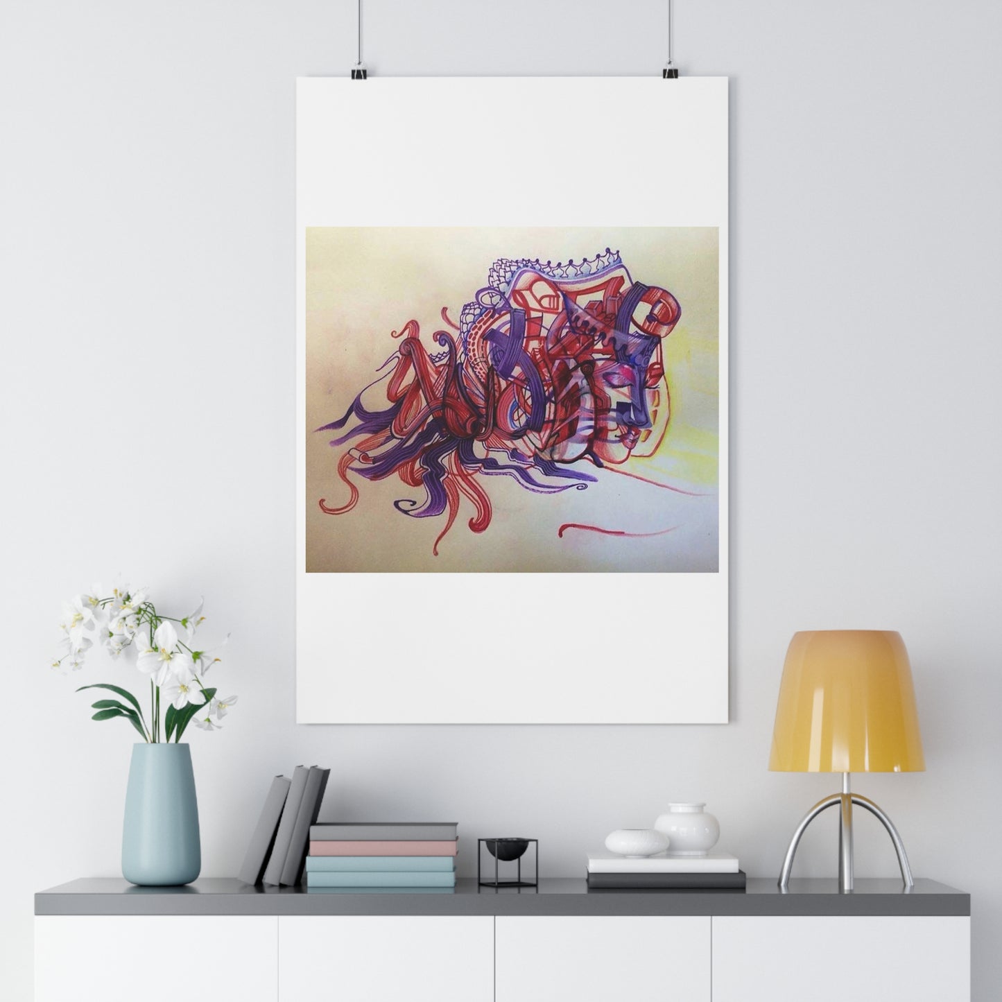 "Ribbon Dancer”- Giclée Art Print by artist David Hilborn