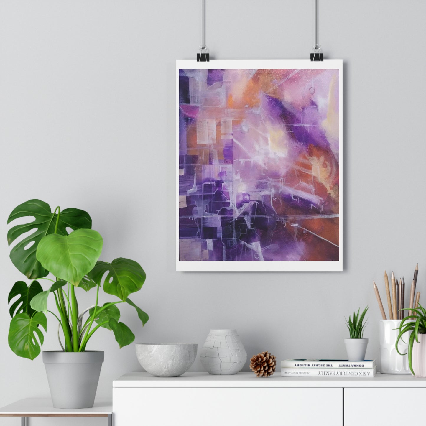 "Purple Paradox”- Giclée Art Print by artist David Hilborn