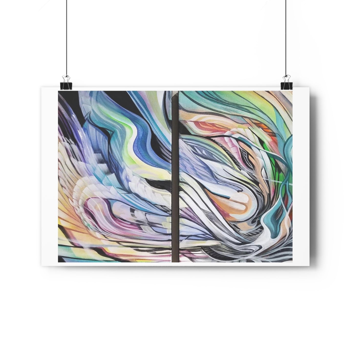 "Flow”- Giclée Art Print by artist David Hilborn