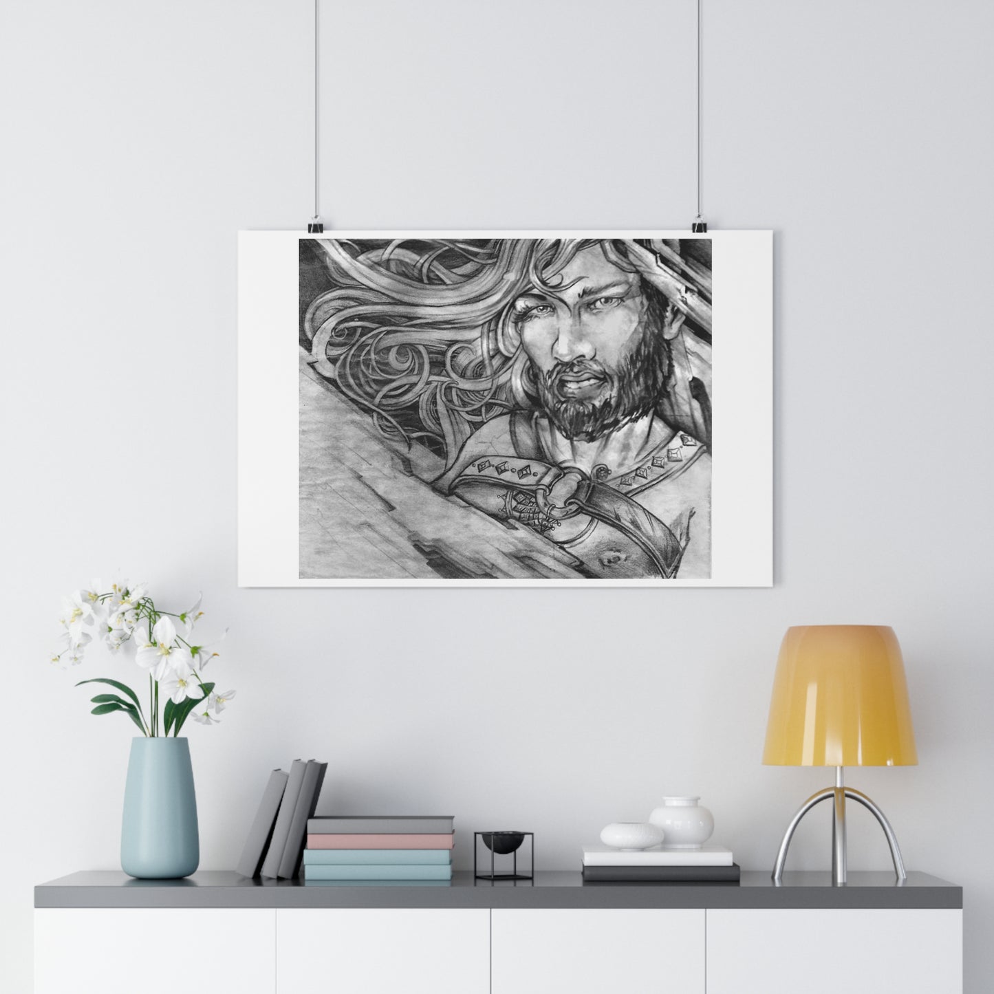 "Bearded Beauty" - Giclée Art Print by artist David Hilborn