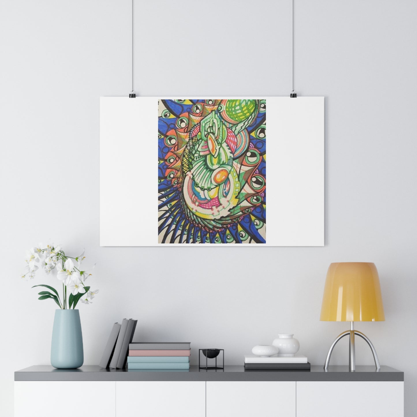 "Psych Eval 1”- Giclée Art Print by artist David Hilborn