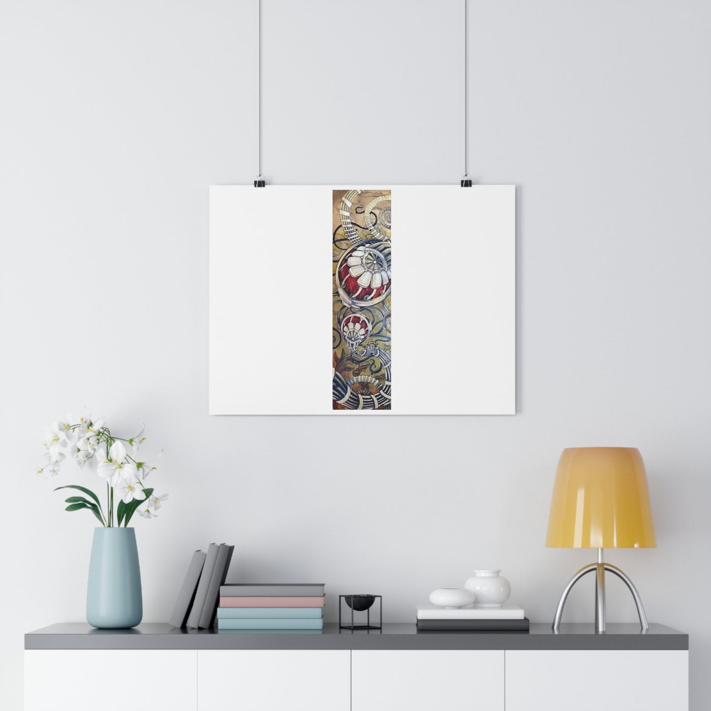 "Skate Deck Entry”- Giclée Art Print by artist David Hilborn