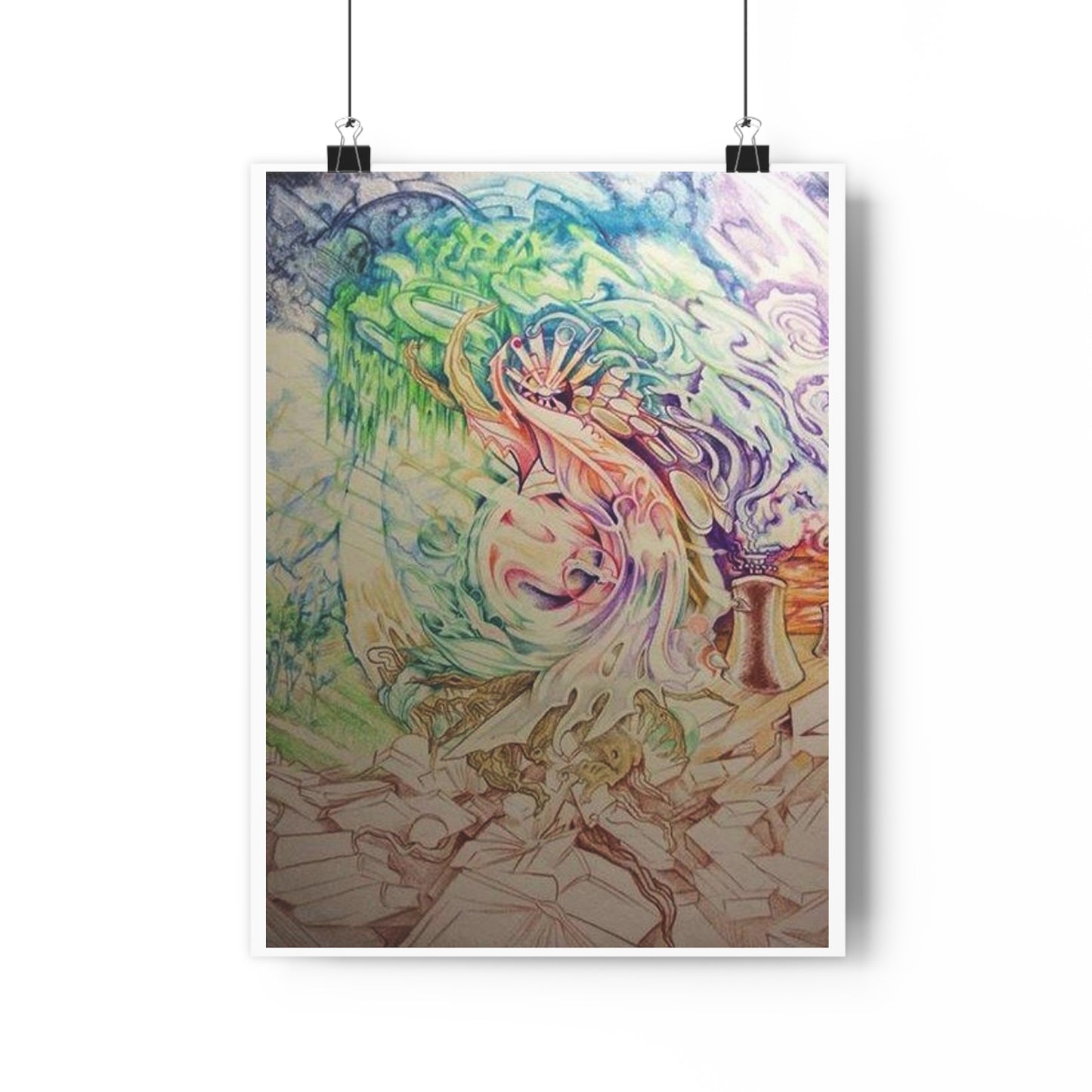 "Rooted in Literature”- Giclée Art Print by artist David Hilborn