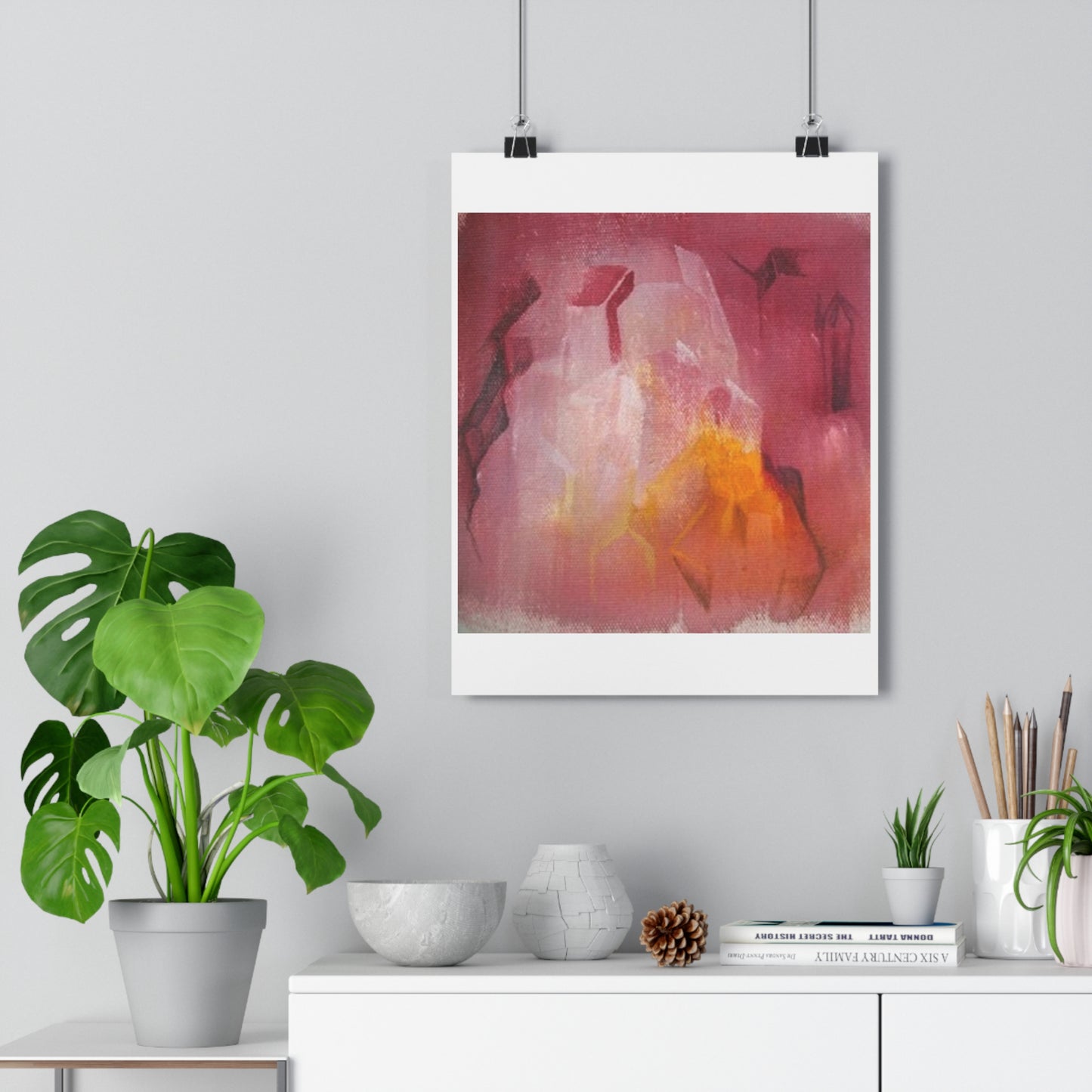 "Raspberry Citrine”- Giclée Art Print by artist David Hilborn