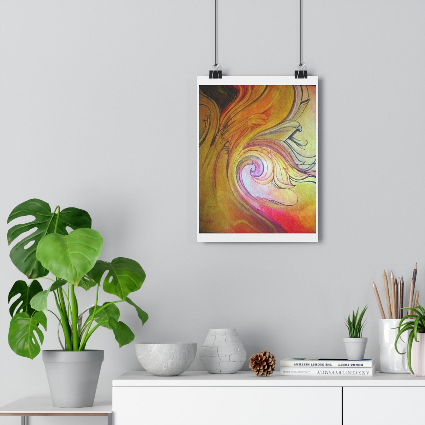 "Sol Flow”- Giclée Art Print by artist David Hilborn