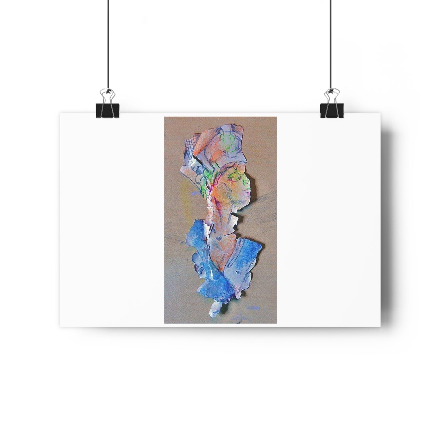 "Chrome Flow”- Giclée Art Print by artist David Hilborn