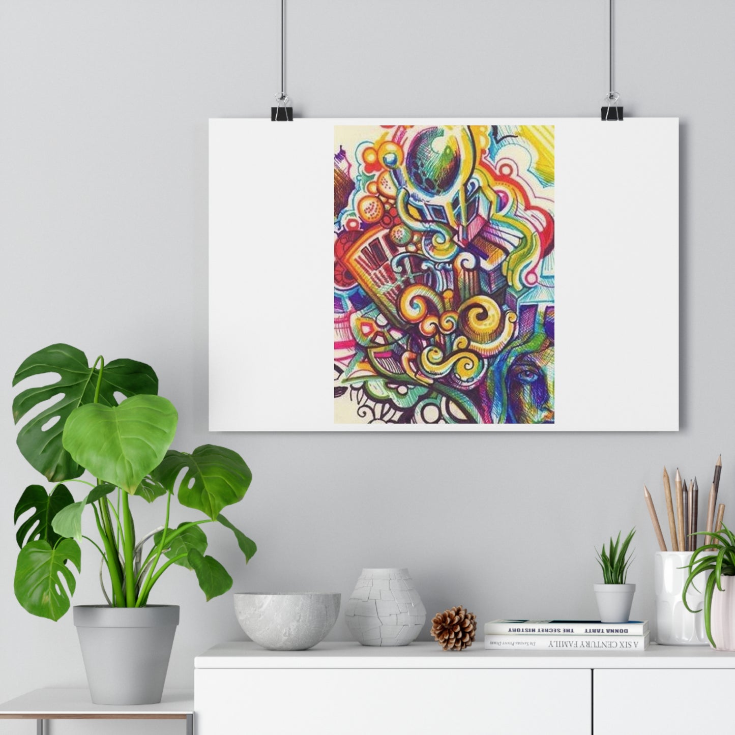 "Technicolor Markers”- Giclée Art Print by artist David Hilborn