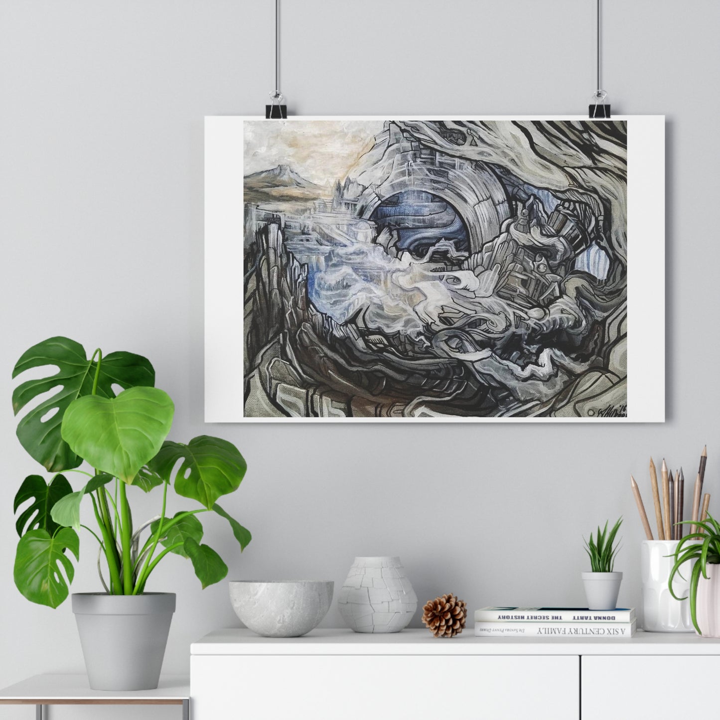 "Typhoon”- Giclée Art Print by artist David Hilborn