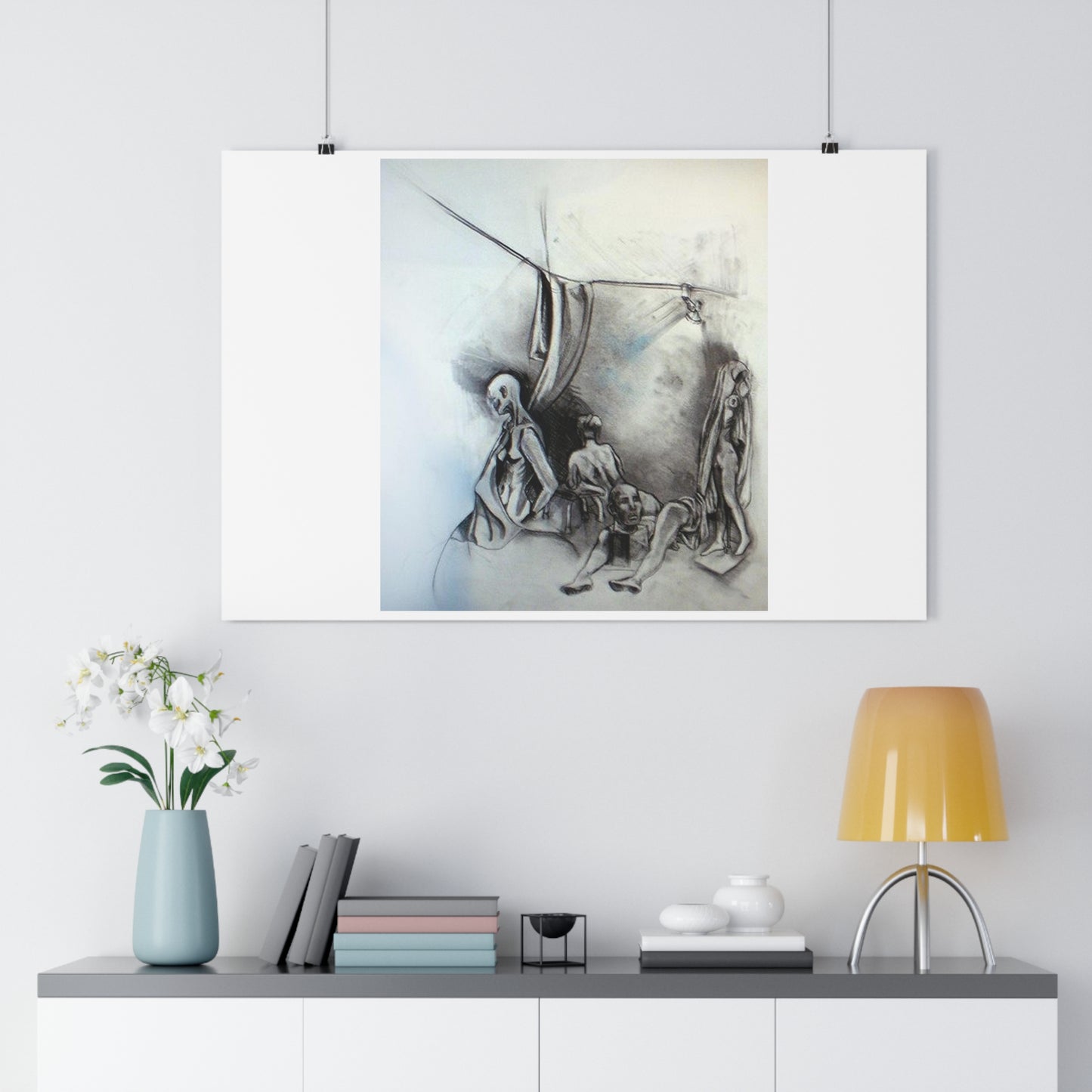 "Staged”- Giclée Art Print by artist David Hilborn