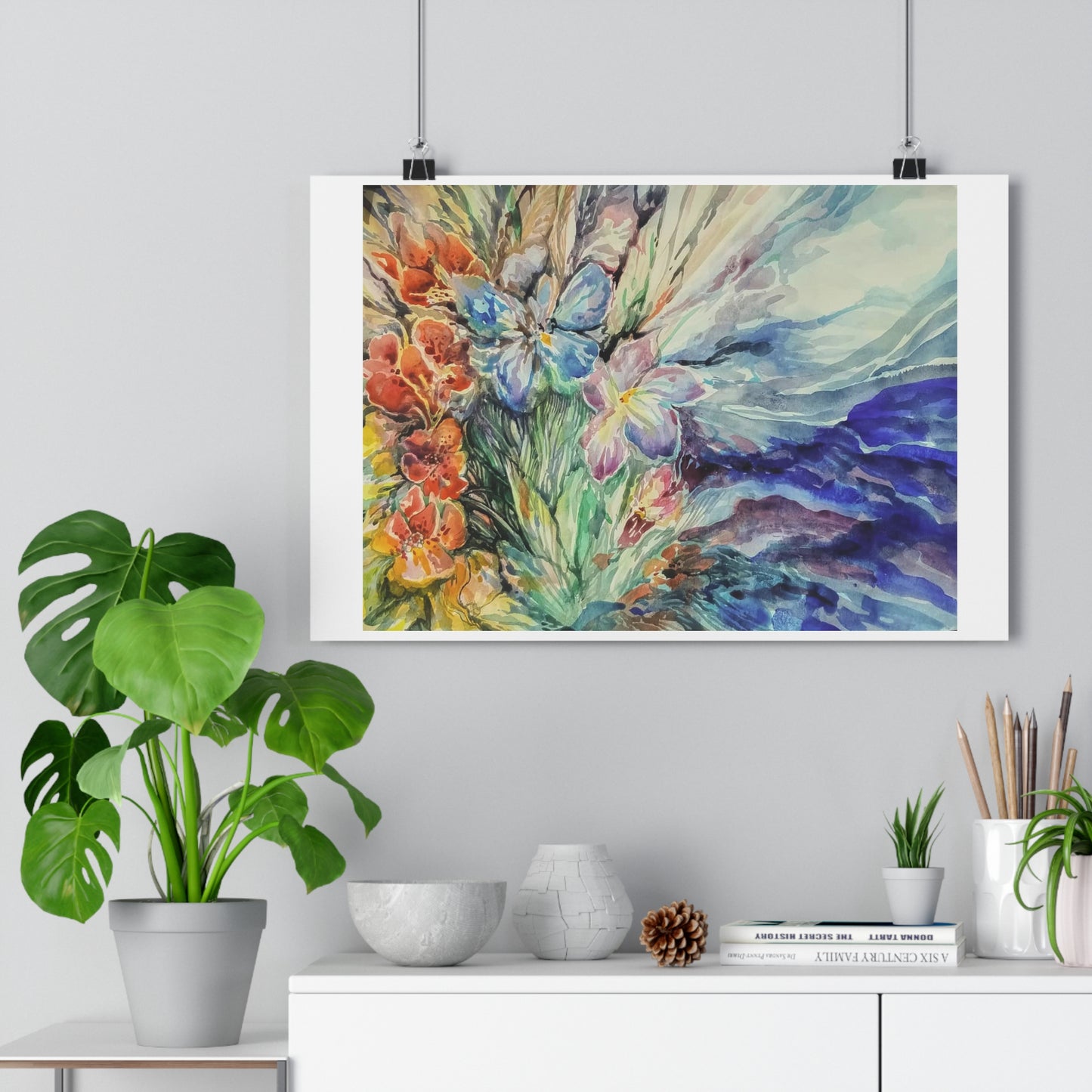 "Faceted Growth”- Giclée Art Print by artist David Hilborn