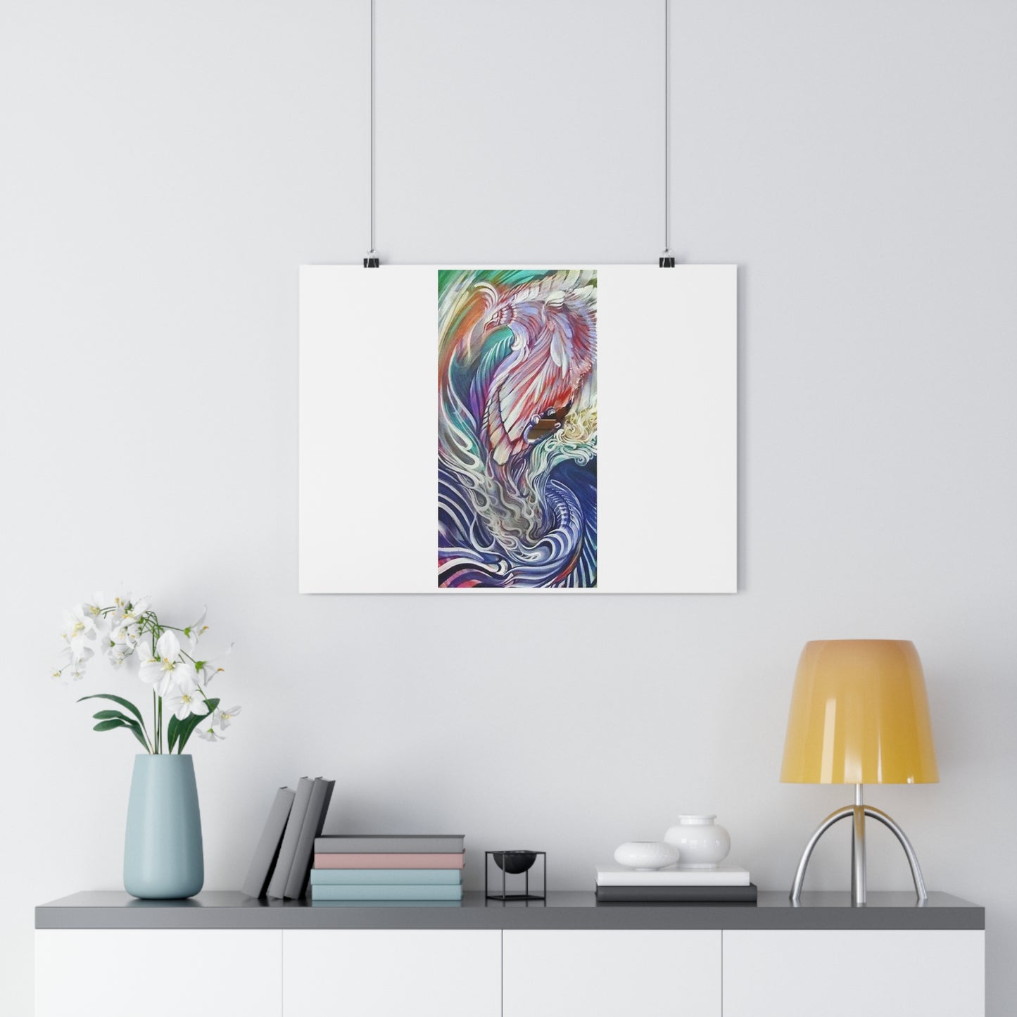 "Rising Phoenix”- Giclée Art Print by artist David Hilborn