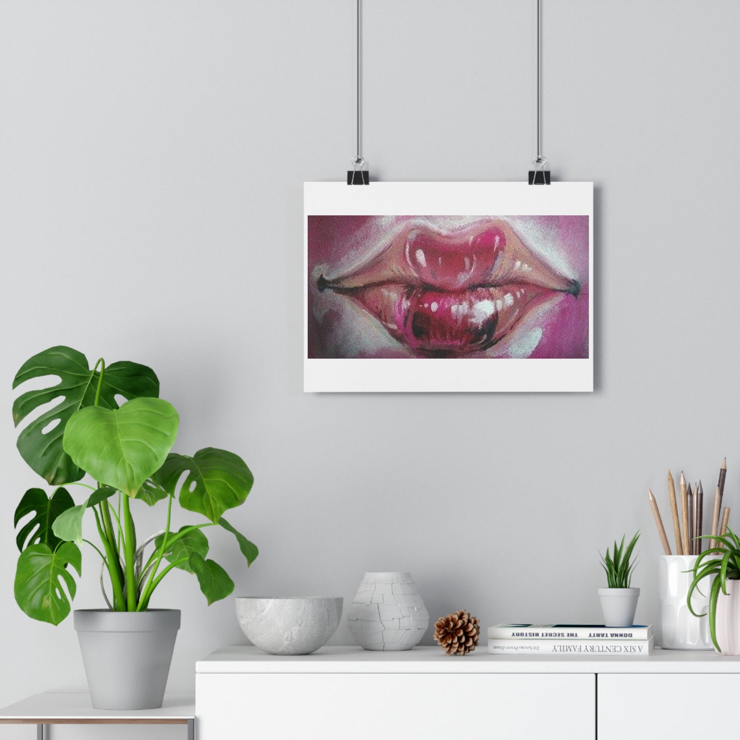 "Lips”- Giclée Art Print by artist David Hilborn