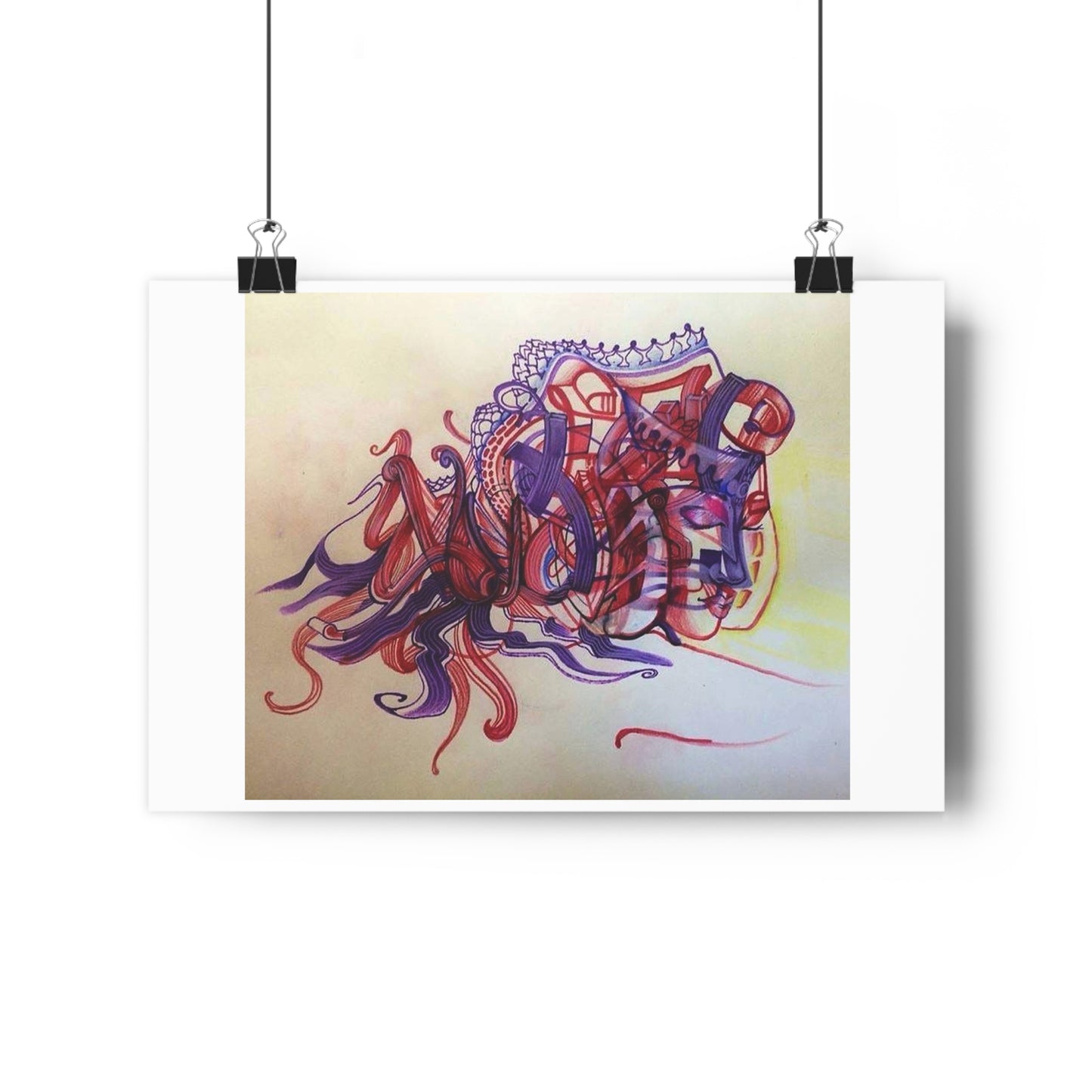 "Ribbon Dancer”- Giclée Art Print by artist David Hilborn