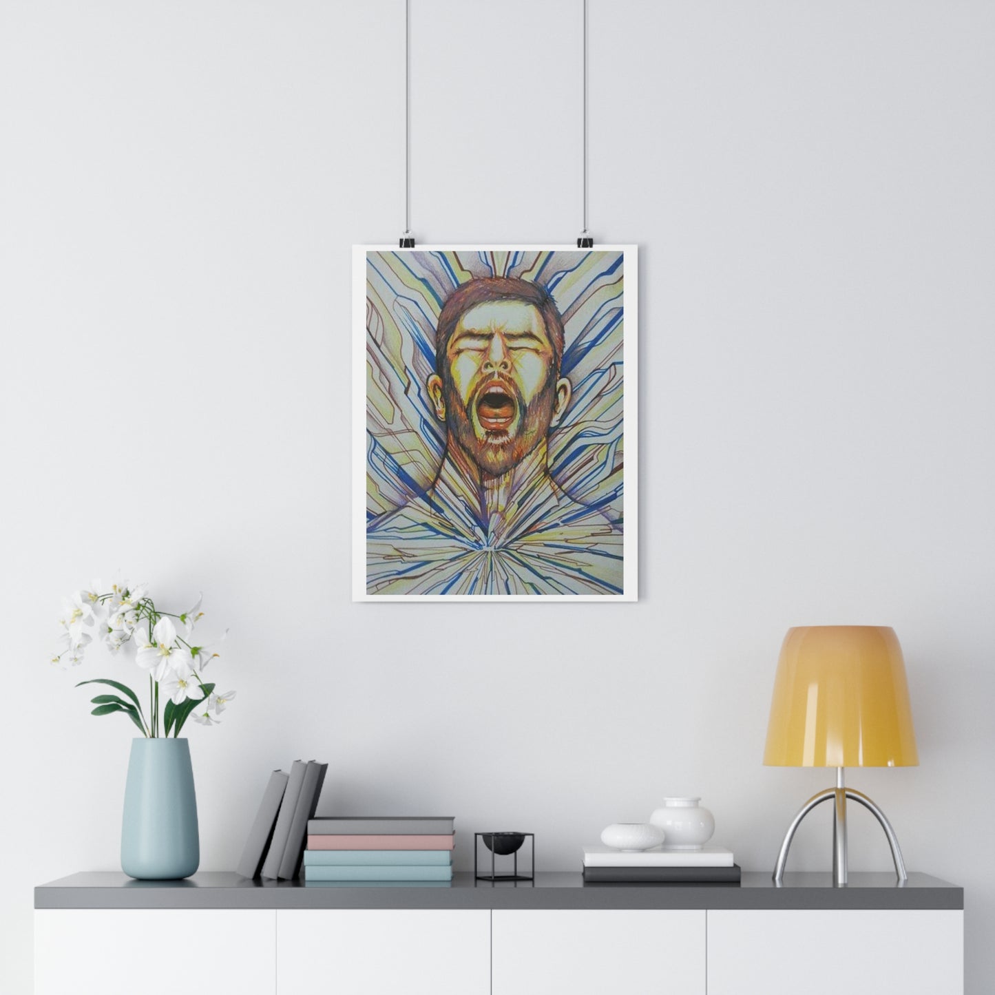 "Burst”- Giclée Art Print by artist David Hilborn