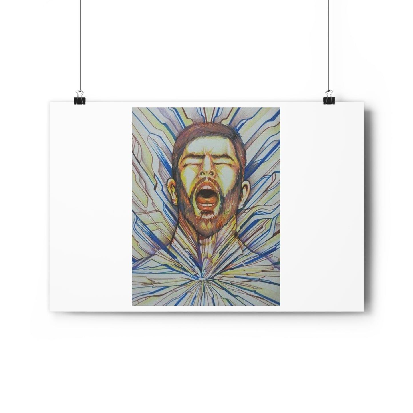 "Burst”- Giclée Art Print by artist David Hilborn