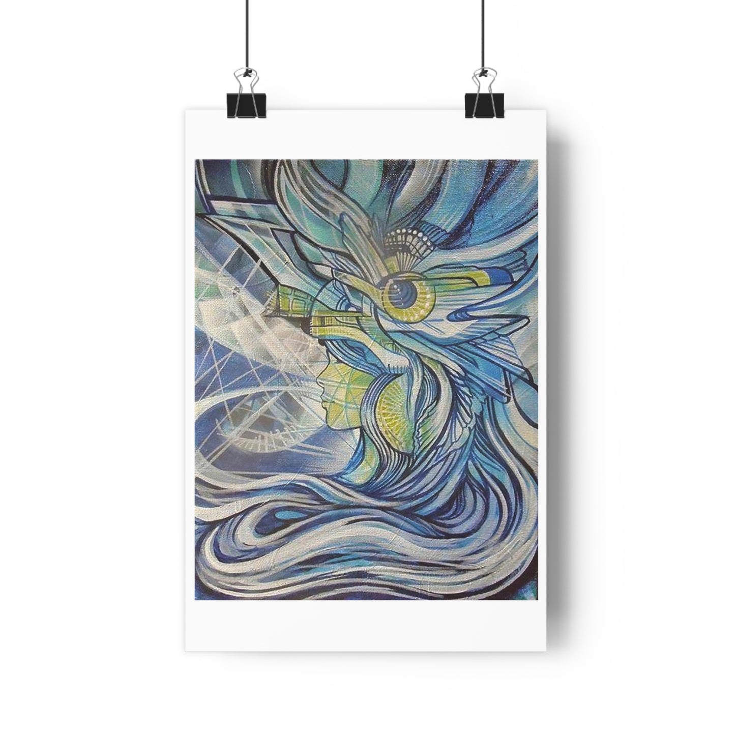 "Aquamarine”- Giclée Art Print by artist David Hilborn