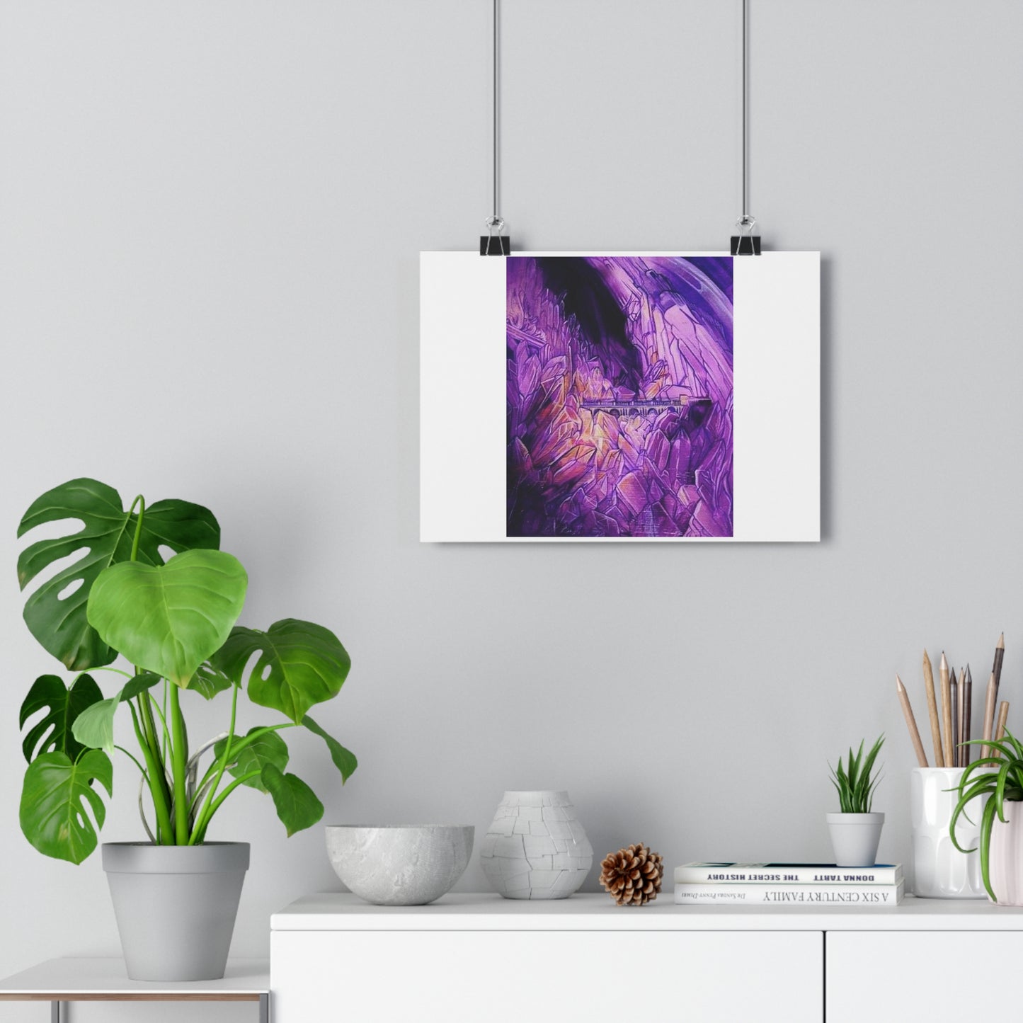 "Crystal Caverns”- Giclée Art Print by artist David Hilborn