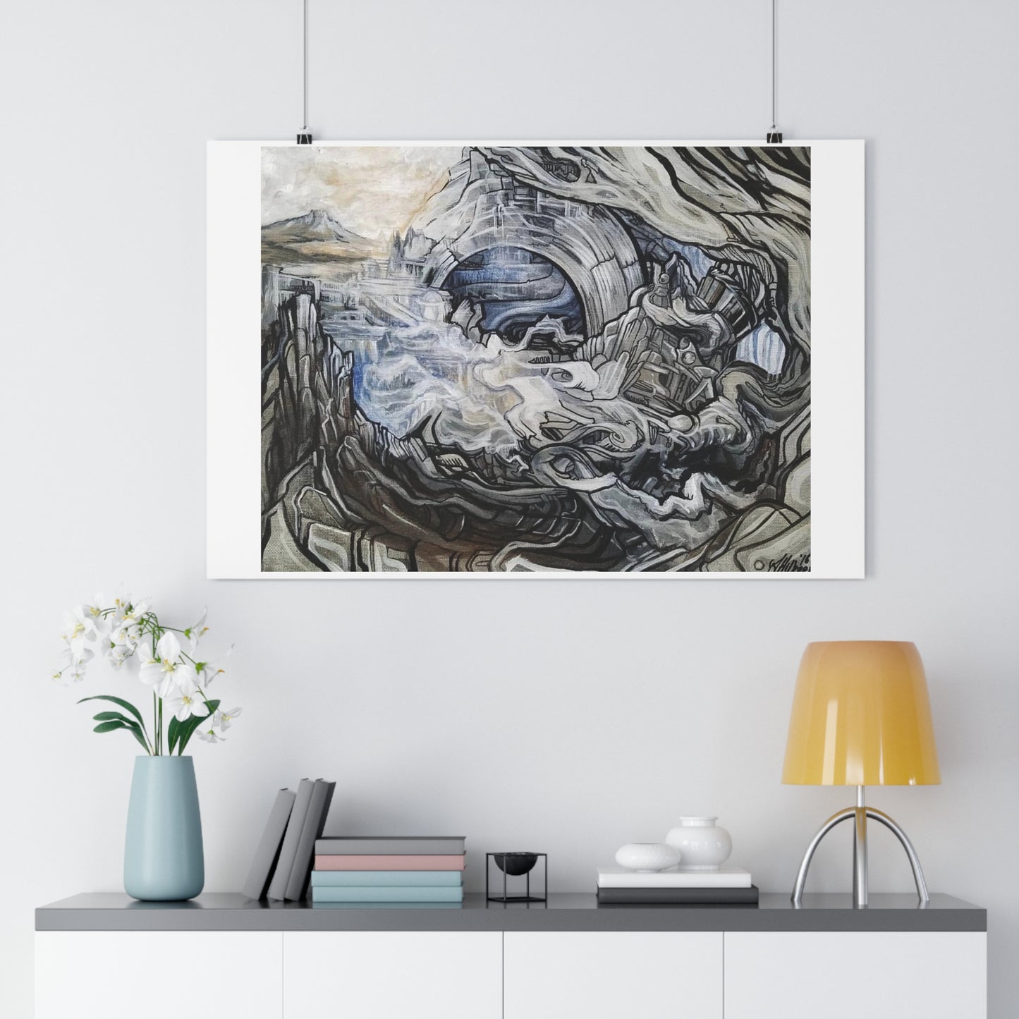 "Typhoon”- Giclée Art Print by artist David Hilborn