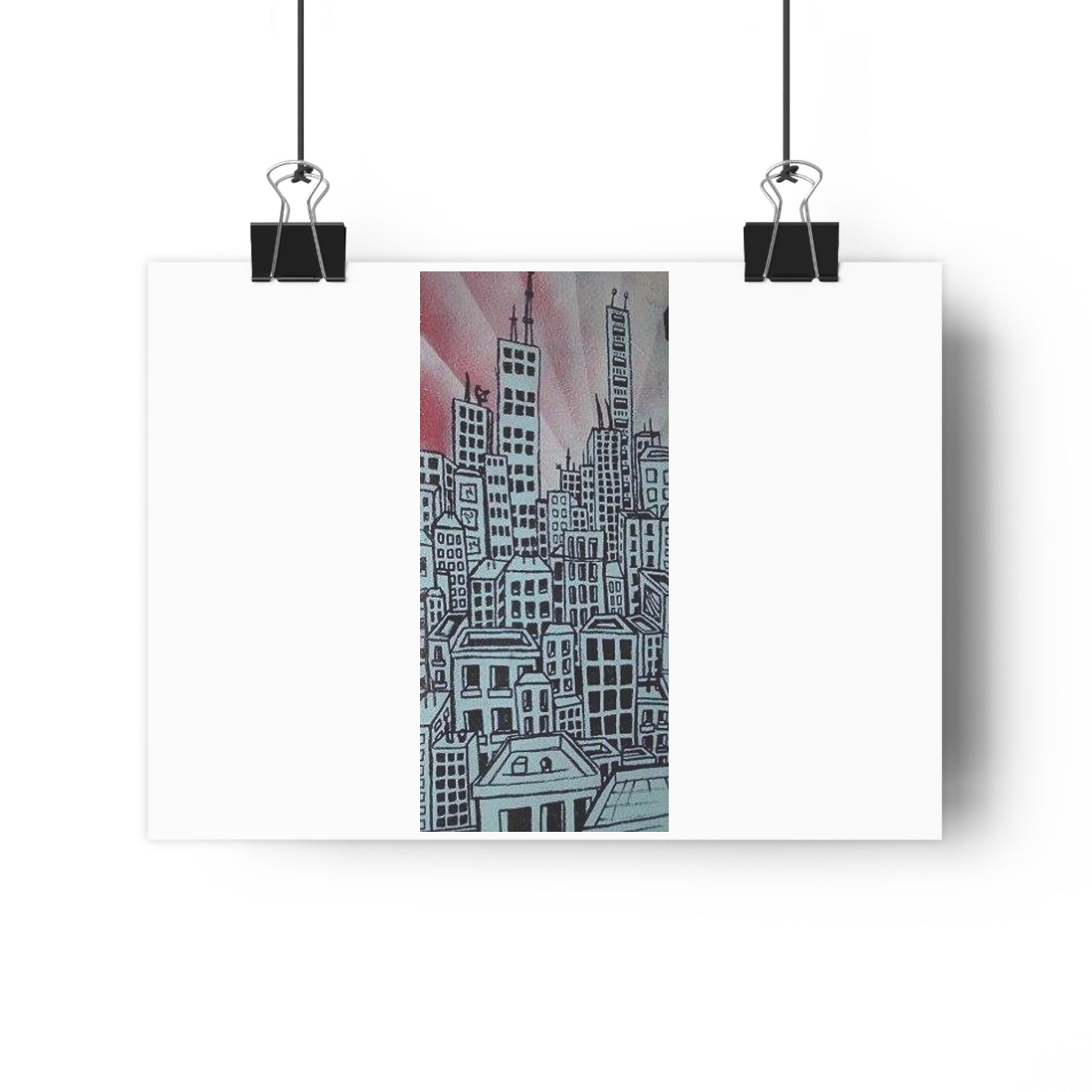 "Sky View”- Giclée Art Print by artist David Hilborn