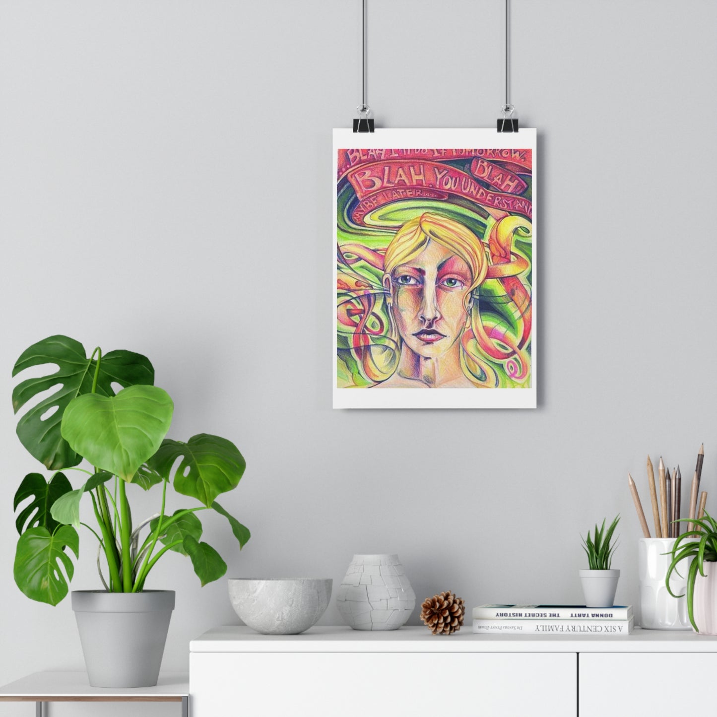 "Poet”- Giclée Art Print by artist David Hilborn