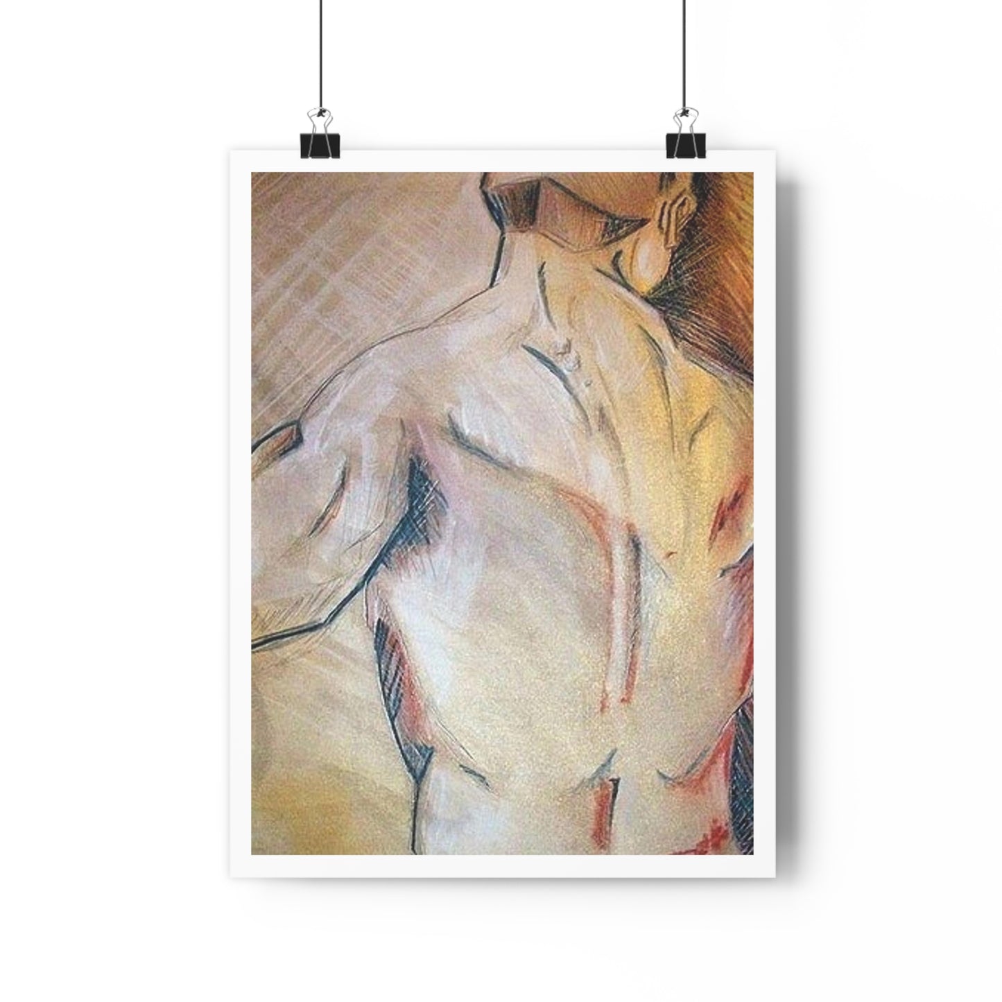 "Anatomy Study”- Giclée Art Print by artist David Hilborn