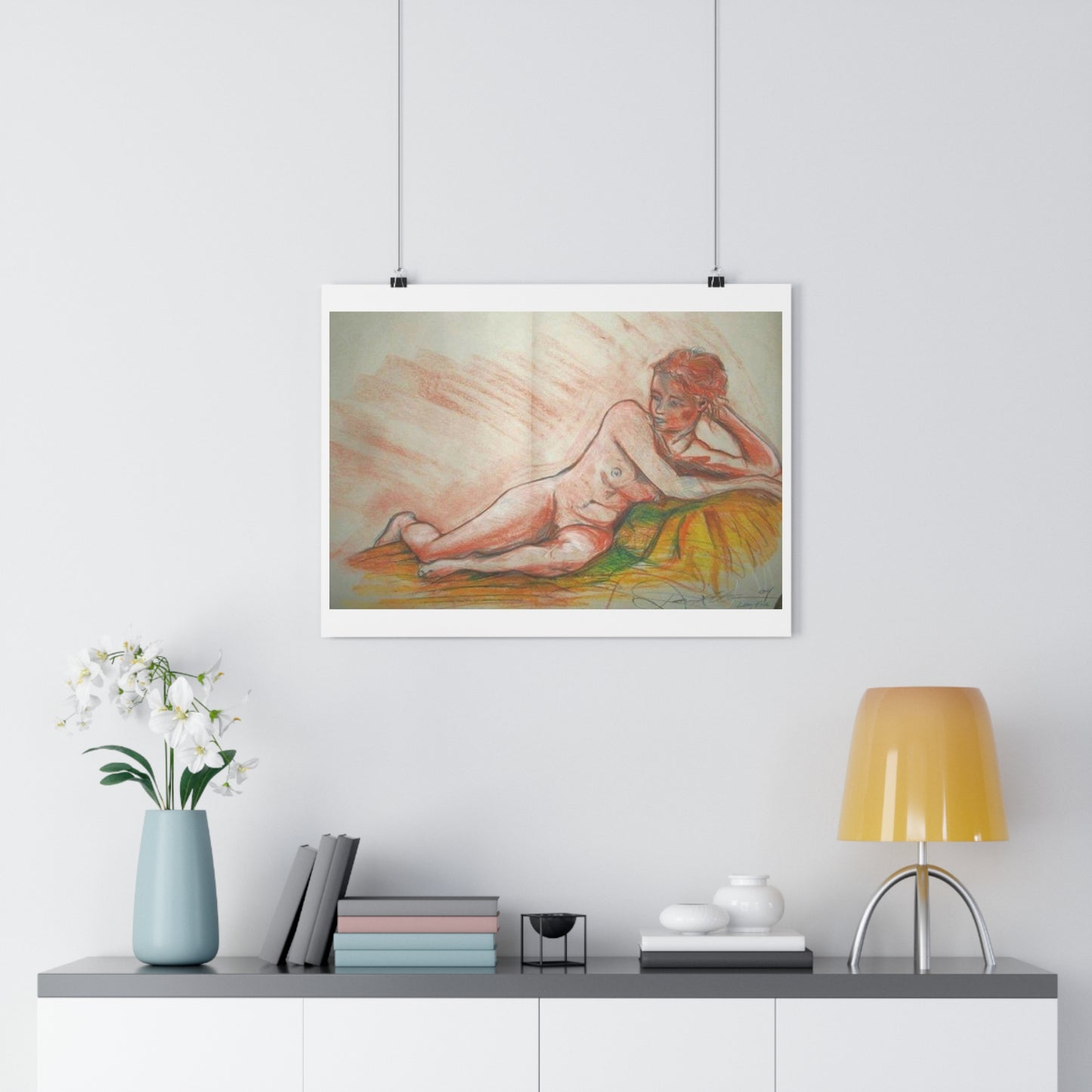 "Nude Study”- Giclée Art Print by artist David Hilborn