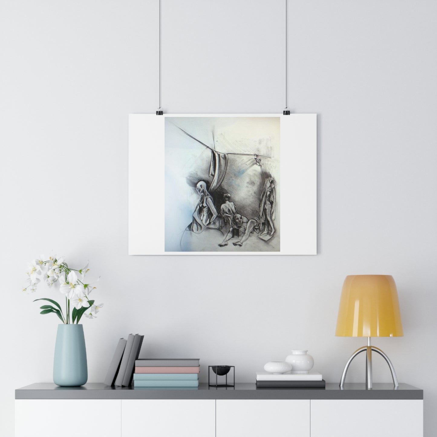 "Staged”- Giclée Art Print by artist David Hilborn