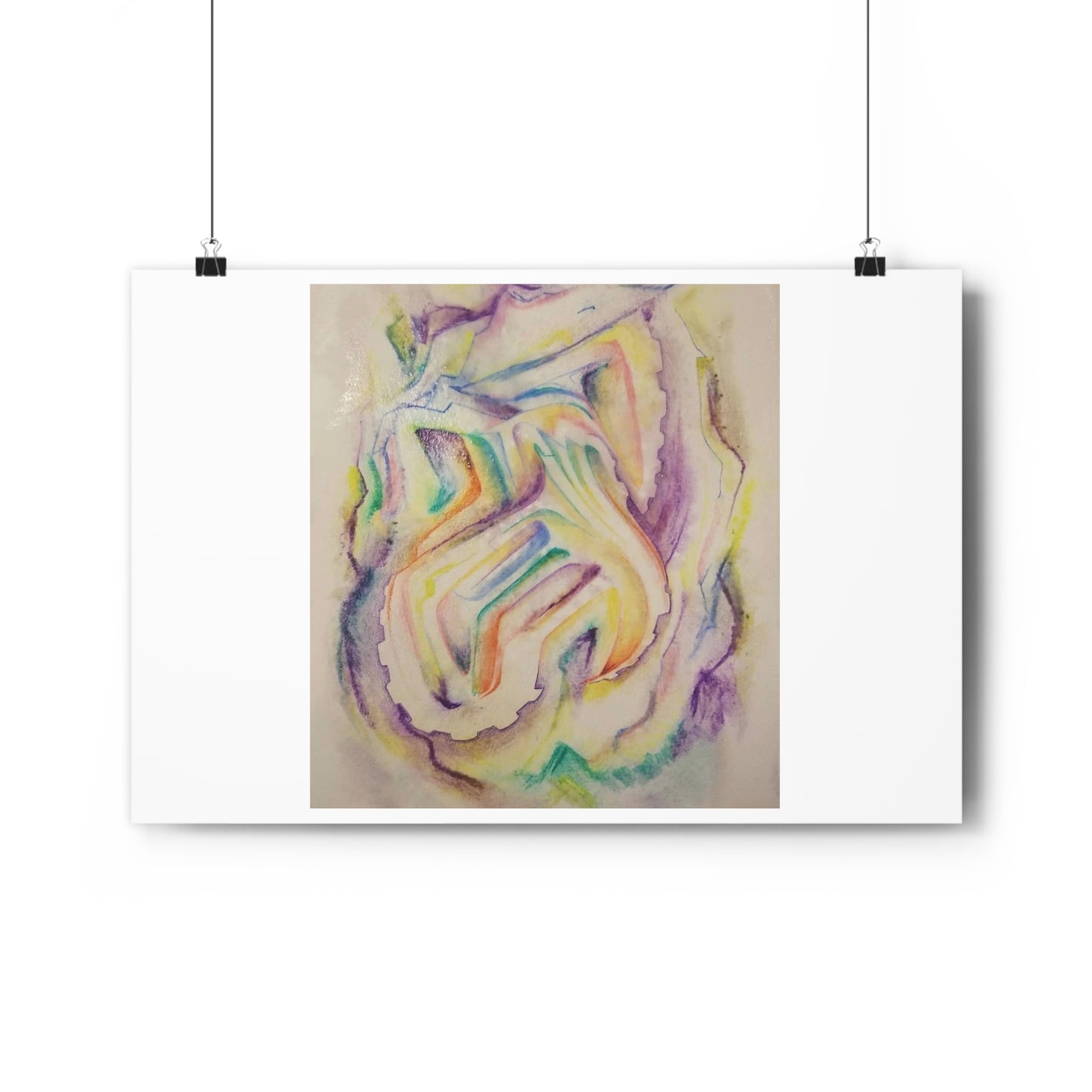 "Splooge Color Study”- Giclée Art Print by artist David Hilborn