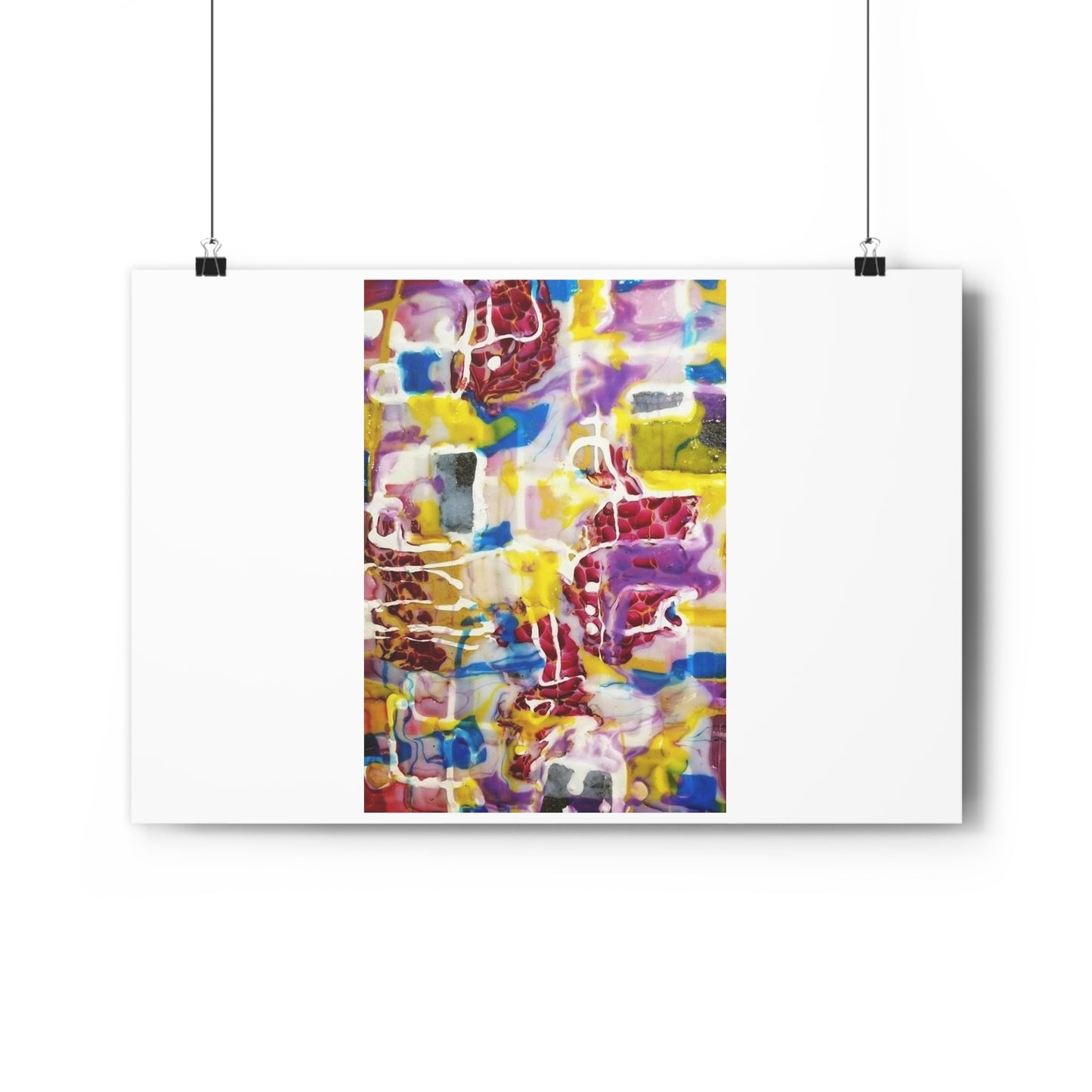 "Technicolor Razzle Dazzle”- Giclée Art Print by artist David Hilborn