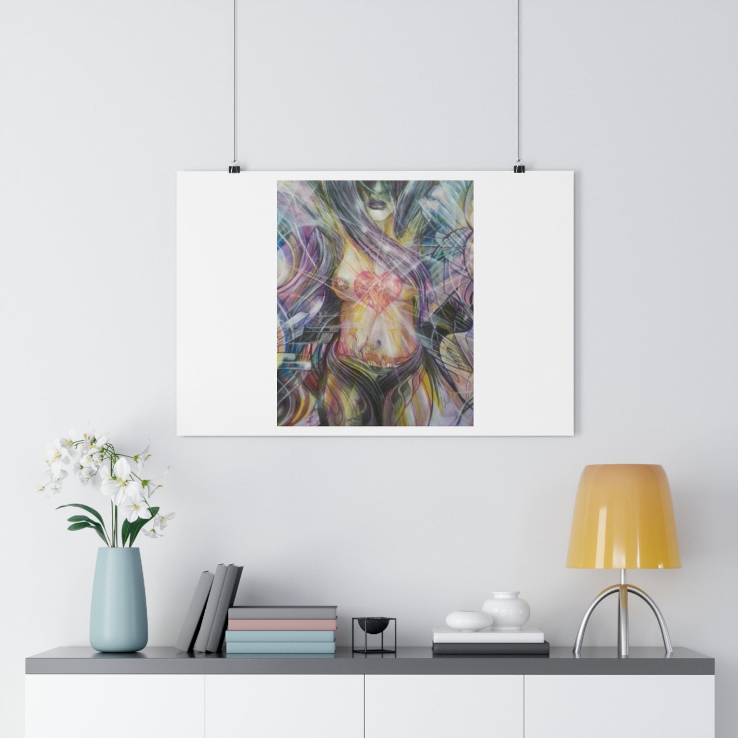 "Visionary Nude”- Giclée Art Print by artist David Hilborn