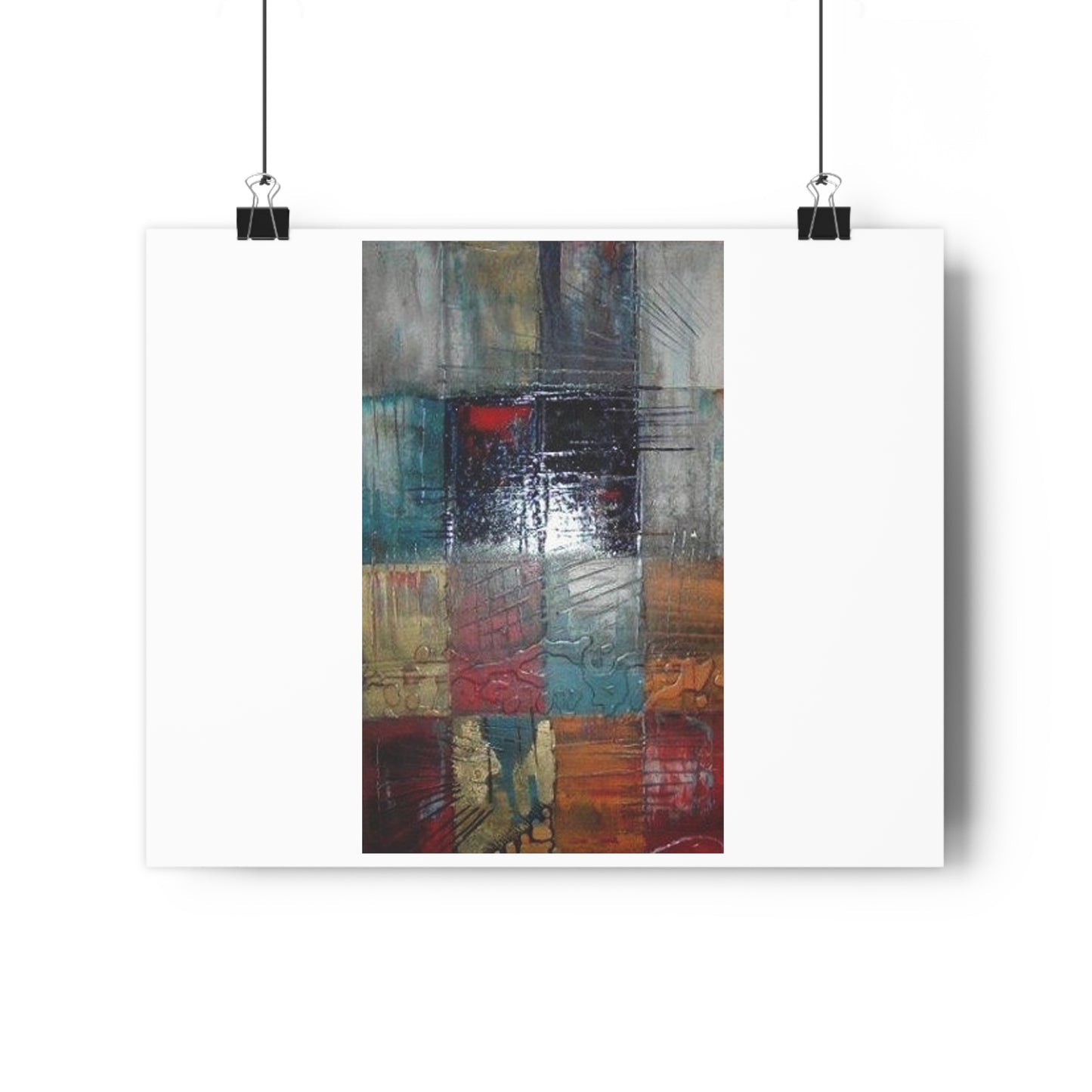 "Contemporary Grid”- Giclée Art Print by artist David Hilborn