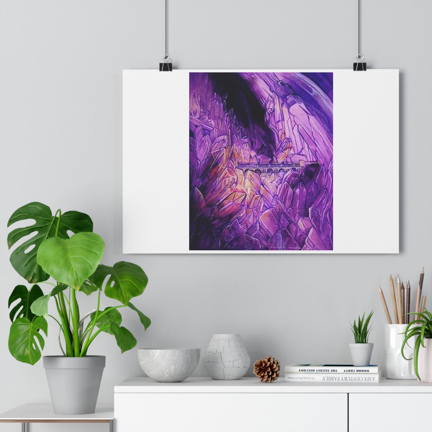 "Crystal Caverns”- Giclée Art Print by artist David Hilborn