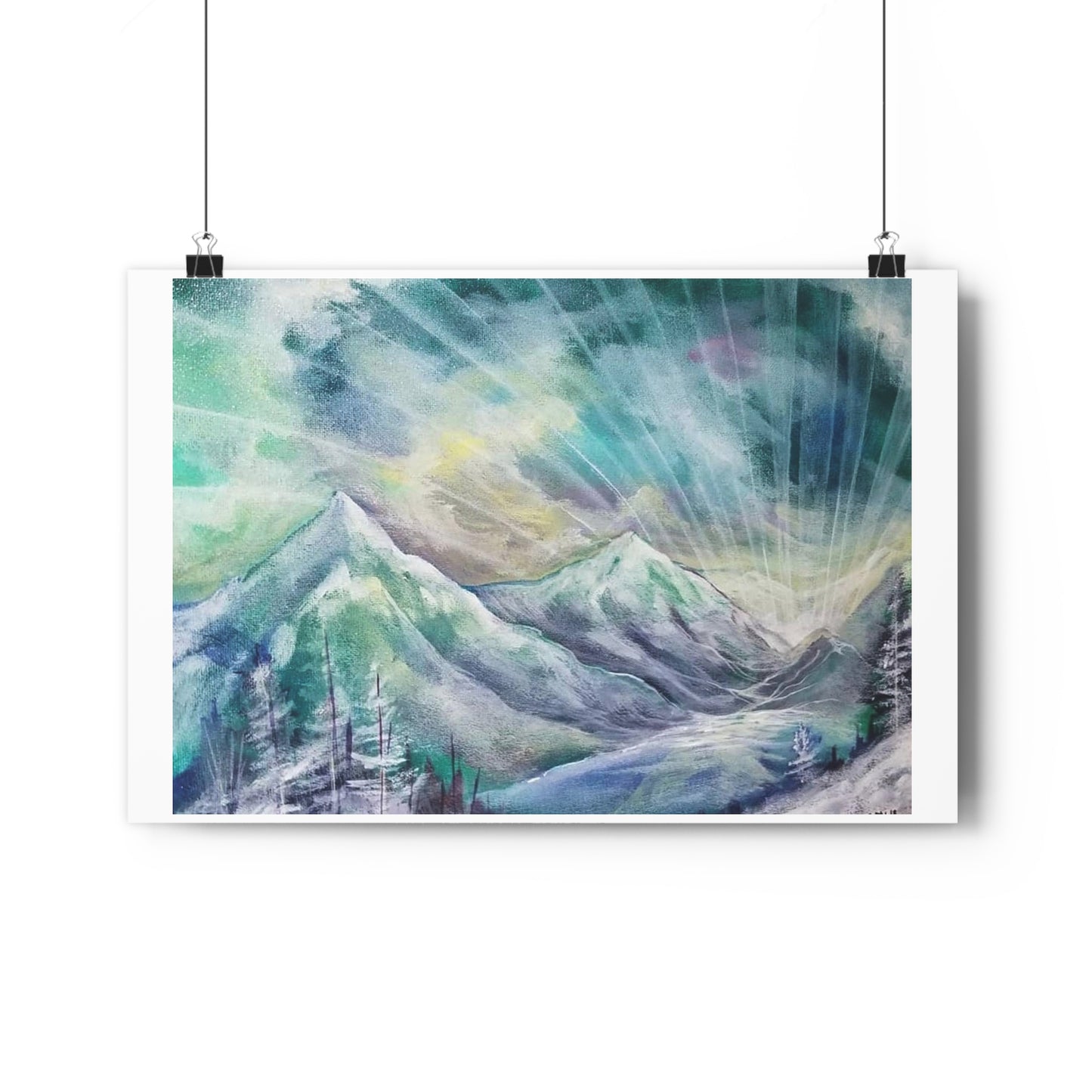 "Cool Rising”- Giclée Art Print by artist David Hilborn