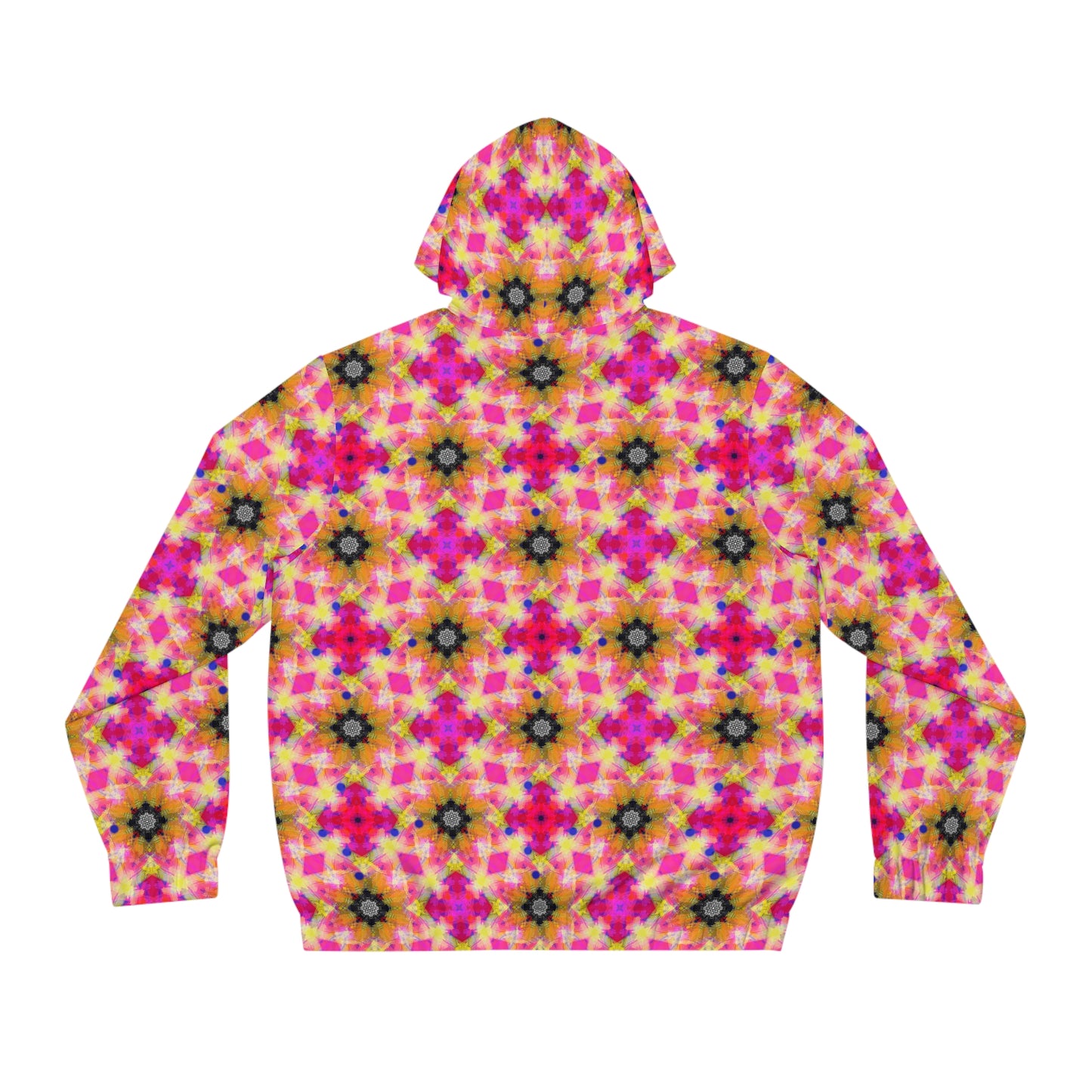 "Sunflowers” - All Over Graphic Zip-Up Hoodie by Artist David Hilborn