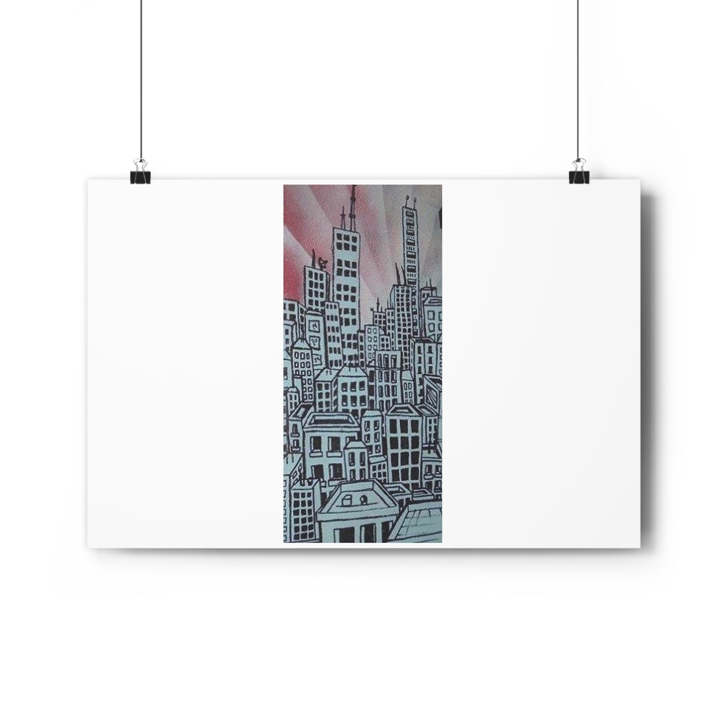 "Sky View”- Giclée Art Print by artist David Hilborn