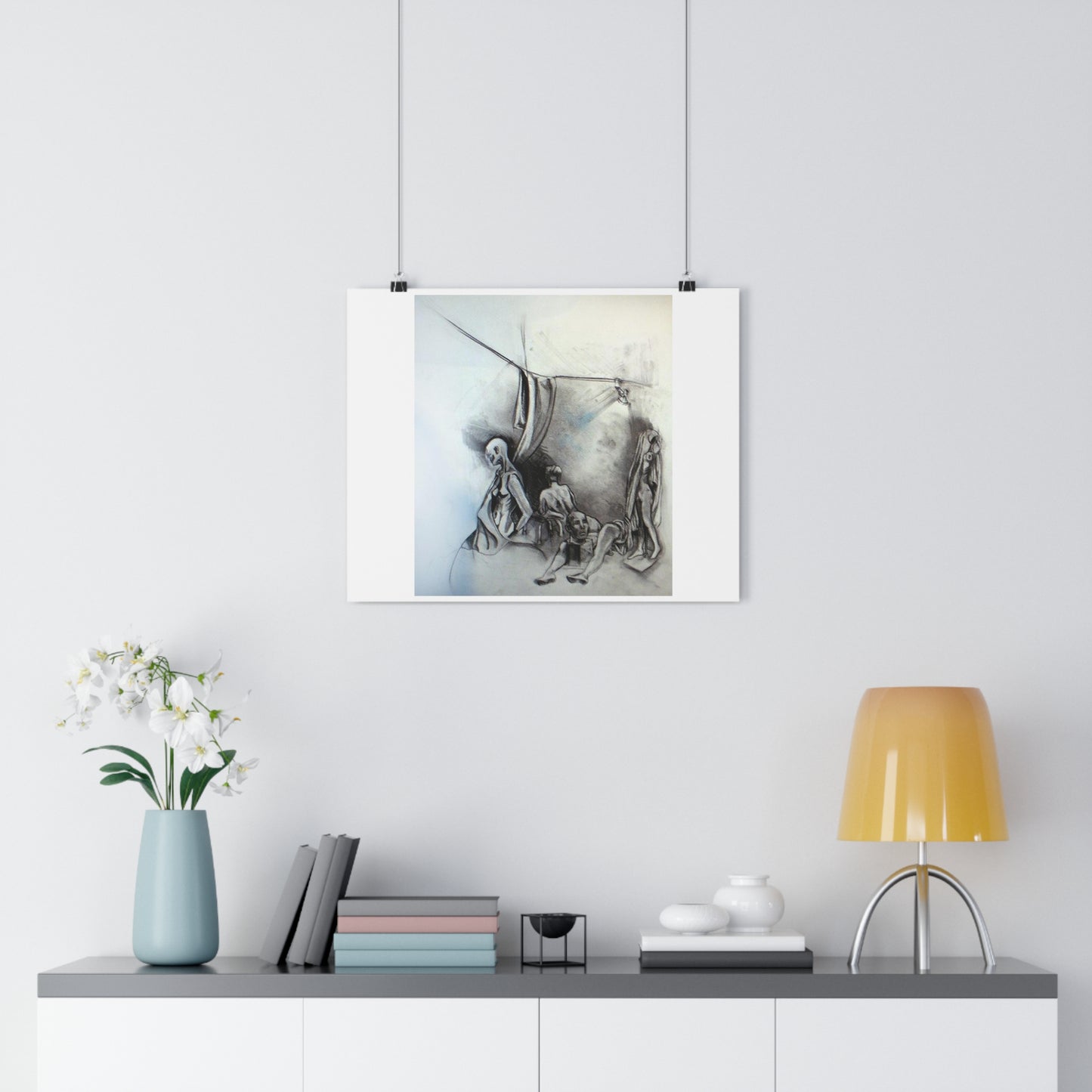 "Staged”- Giclée Art Print by artist David Hilborn