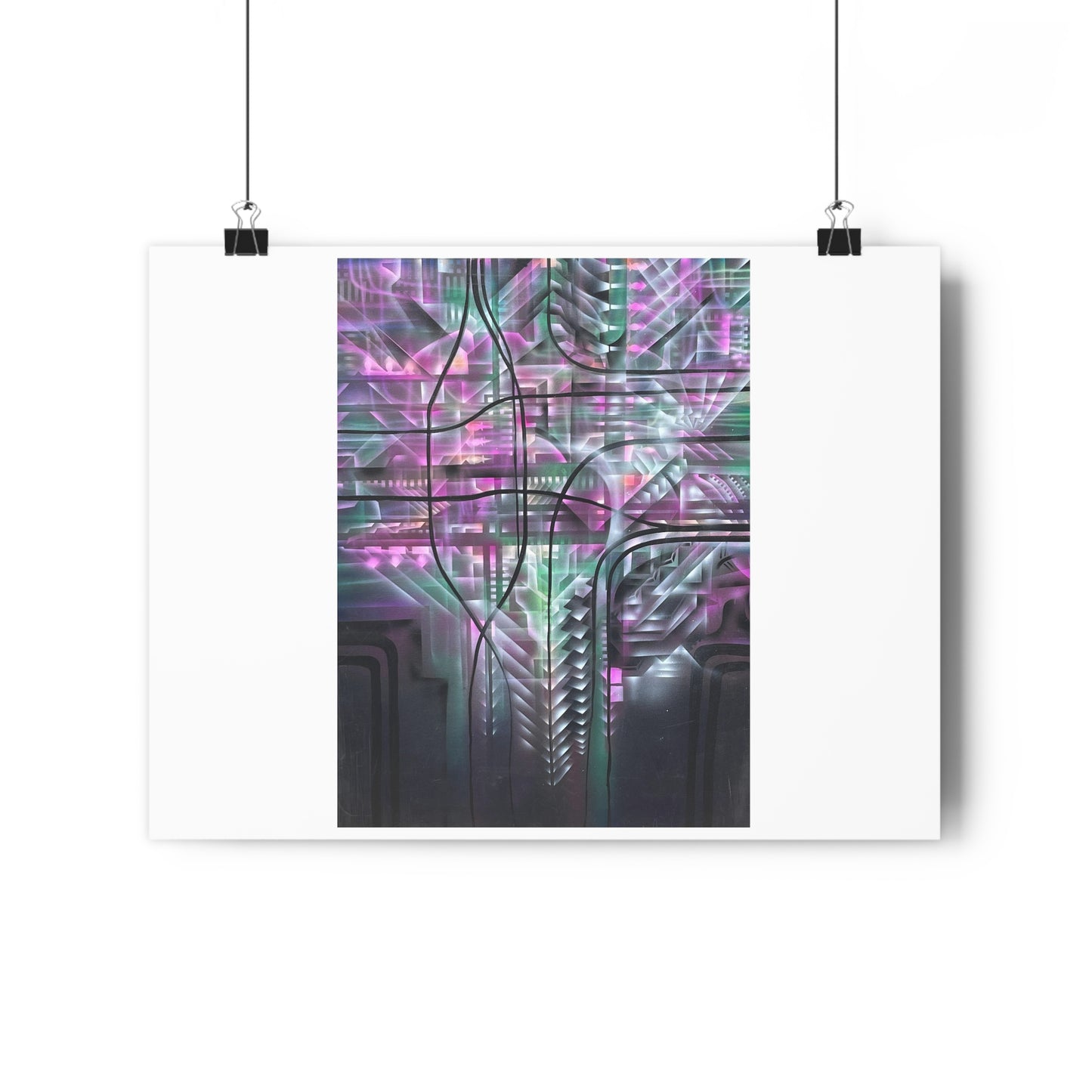 “Compute”- Giclée Art Print by artist David Hilborn