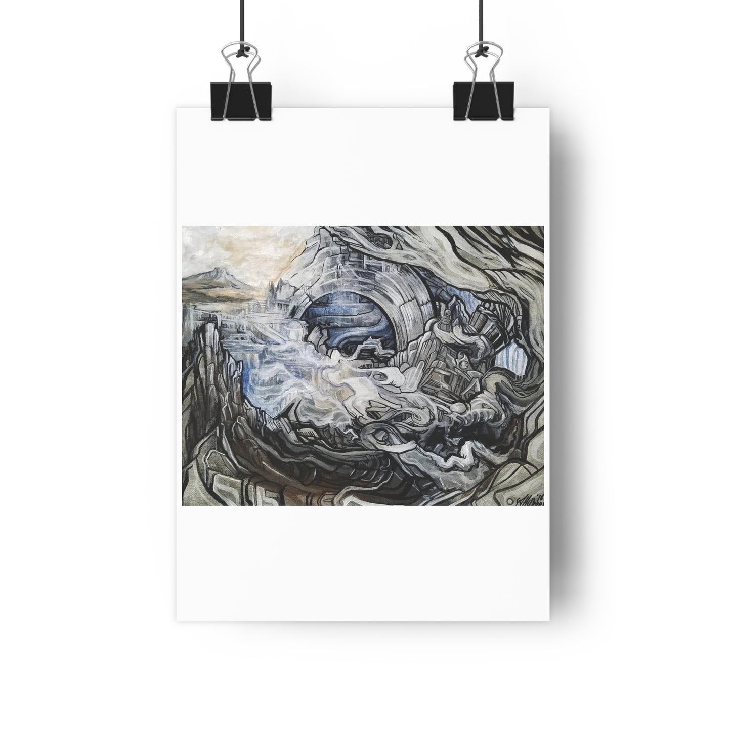 "Typhoon”- Giclée Art Print by artist David Hilborn