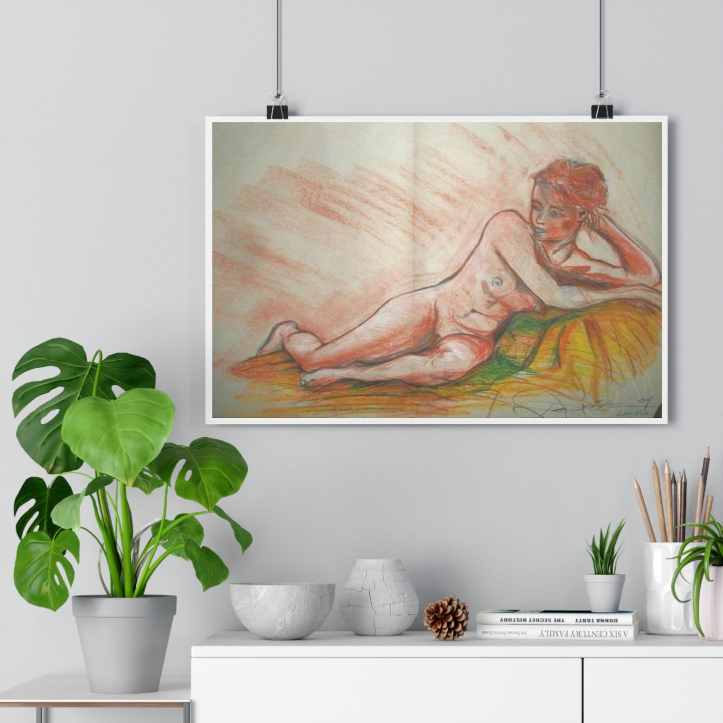 "Nude Study”- Giclée Art Print by artist David Hilborn