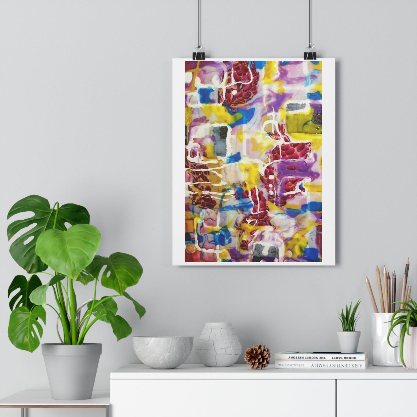 "Technicolor Razzle Dazzle”- Giclée Art Print by artist David Hilborn