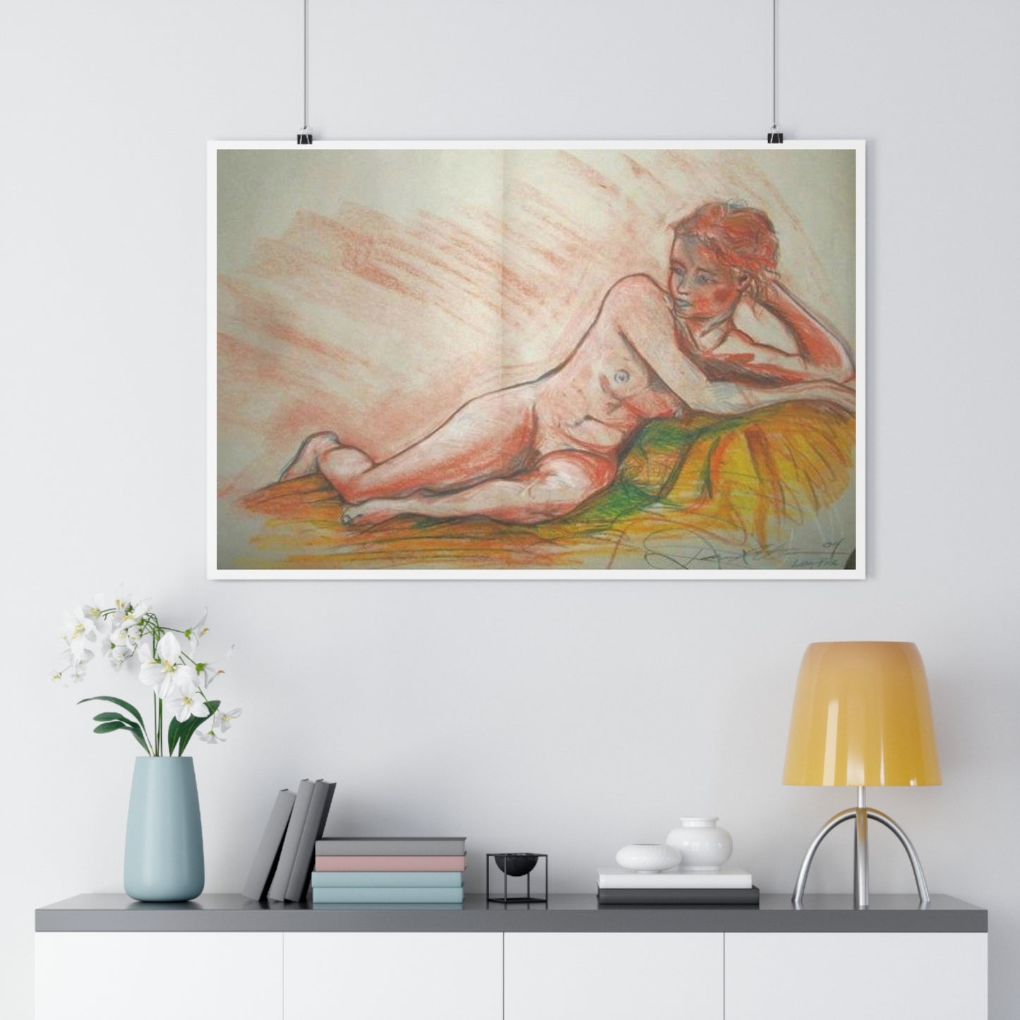 "Nude Study”- Giclée Art Print by artist David Hilborn