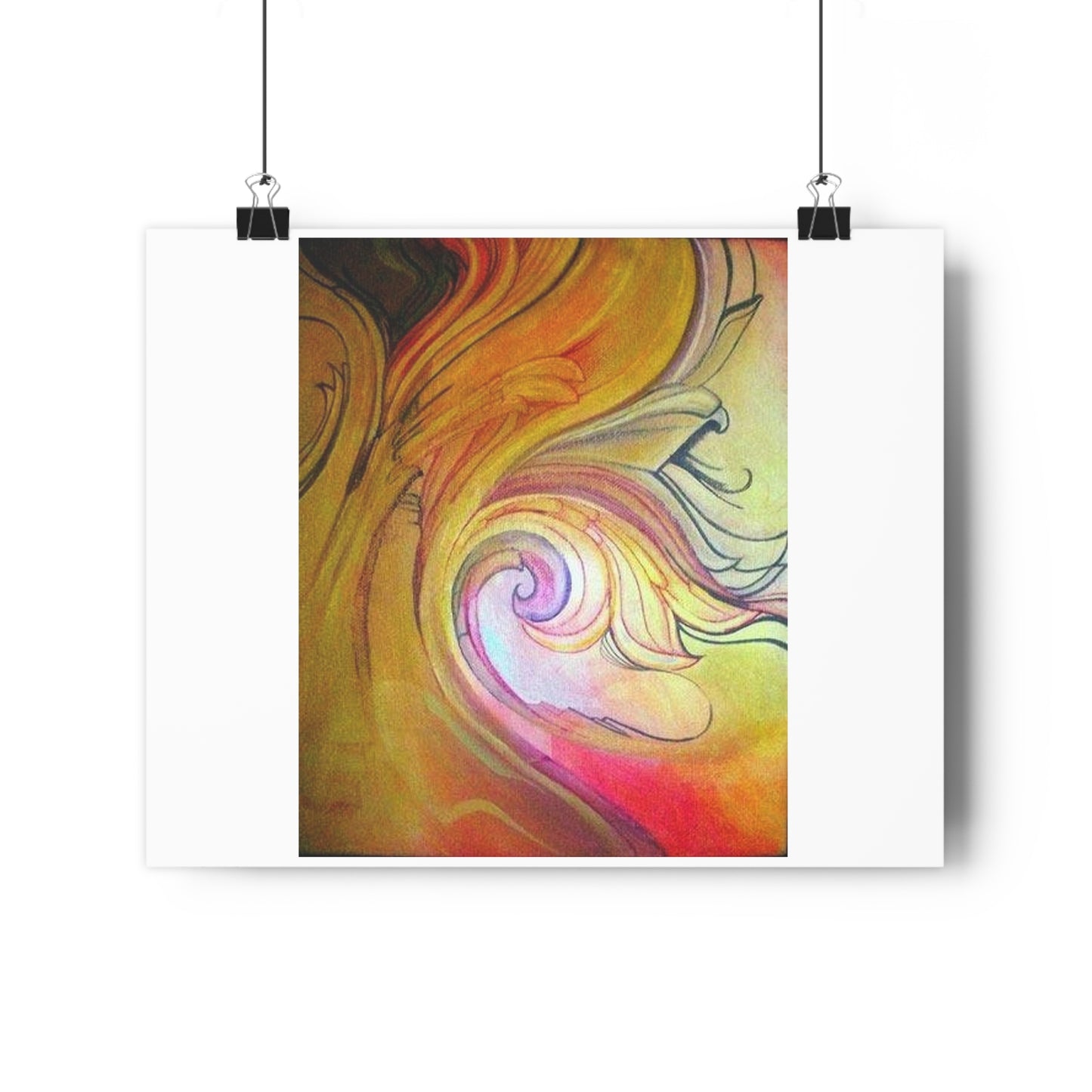 "Sol Flow”- Giclée Art Print by artist David Hilborn