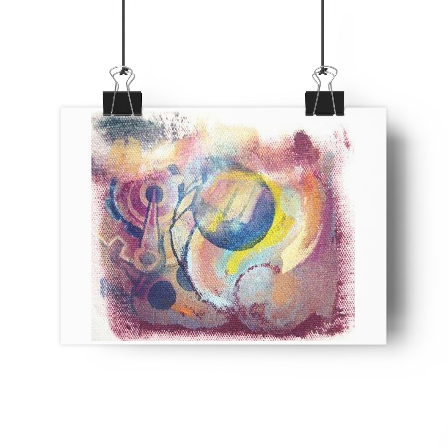 "Button Loop”- Giclée Art Print by artist David Hilborn