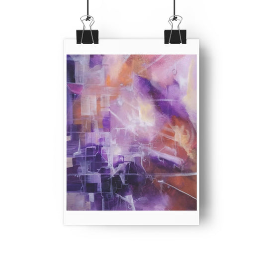 "Purple Paradox”- Giclée Art Print by artist David Hilborn