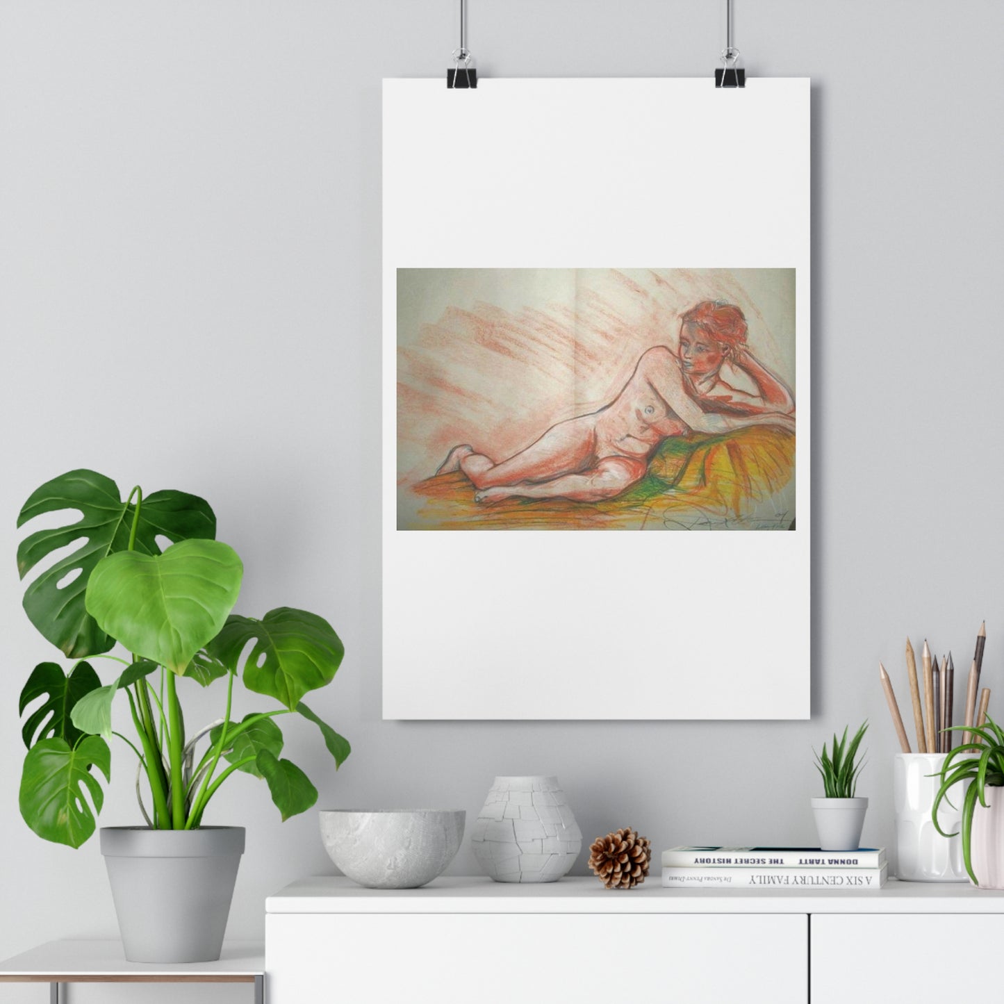 "Nude Study”- Giclée Art Print by artist David Hilborn