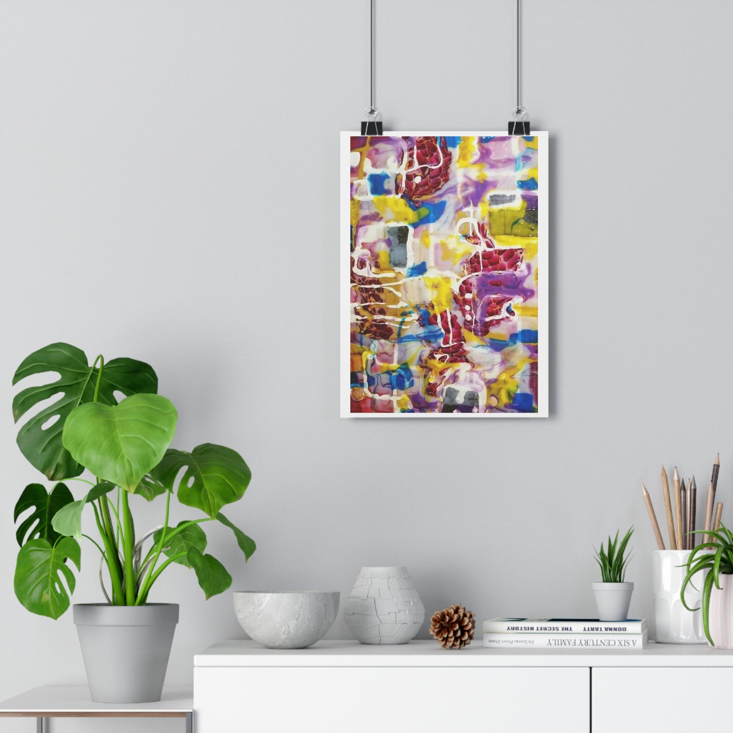 "Technicolor Razzle Dazzle”- Giclée Art Print by artist David Hilborn